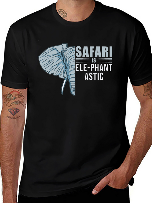 Safari is Ele-Phant-Astic Graphic T-Shirt