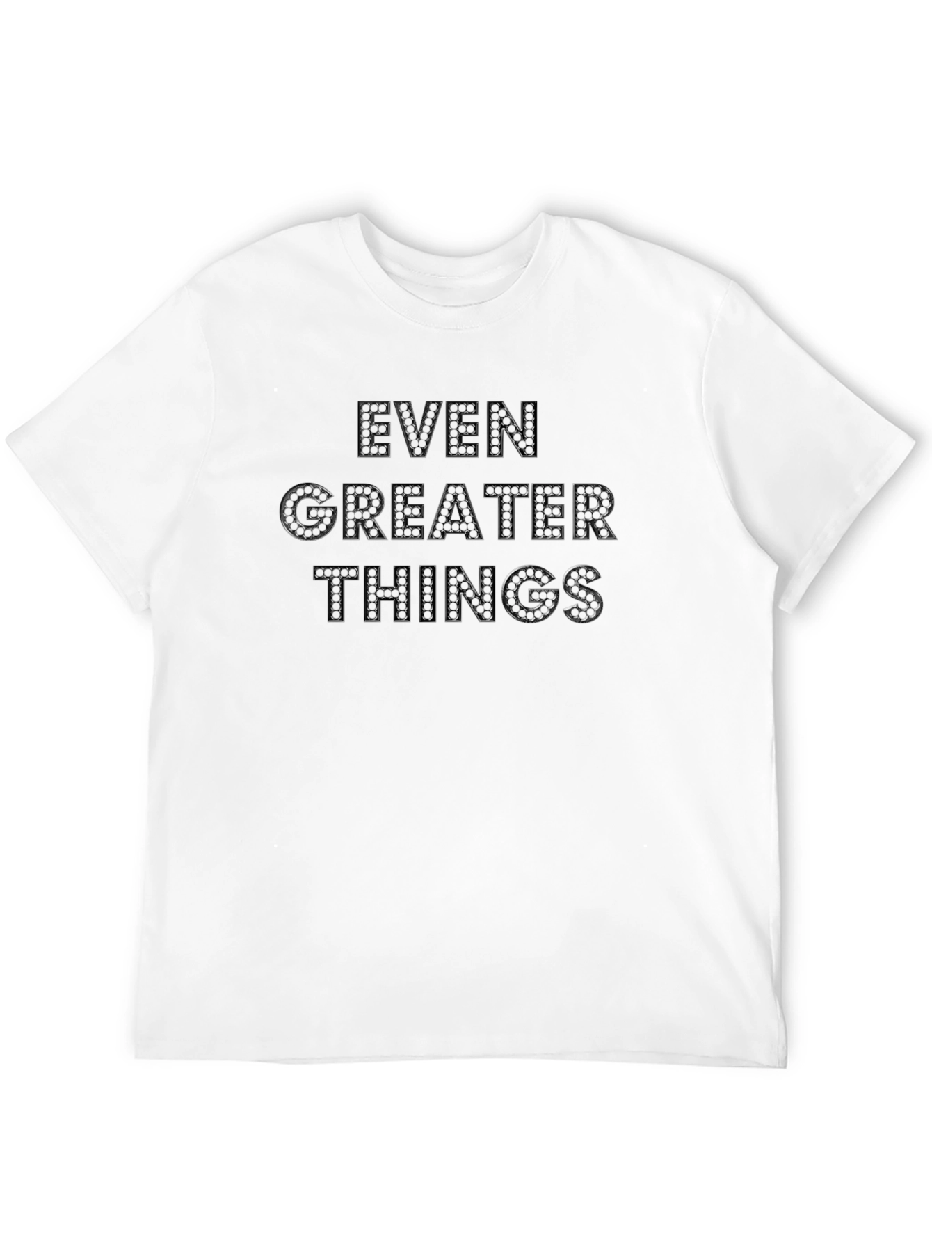 Even Greater Things Graphic Black Tee