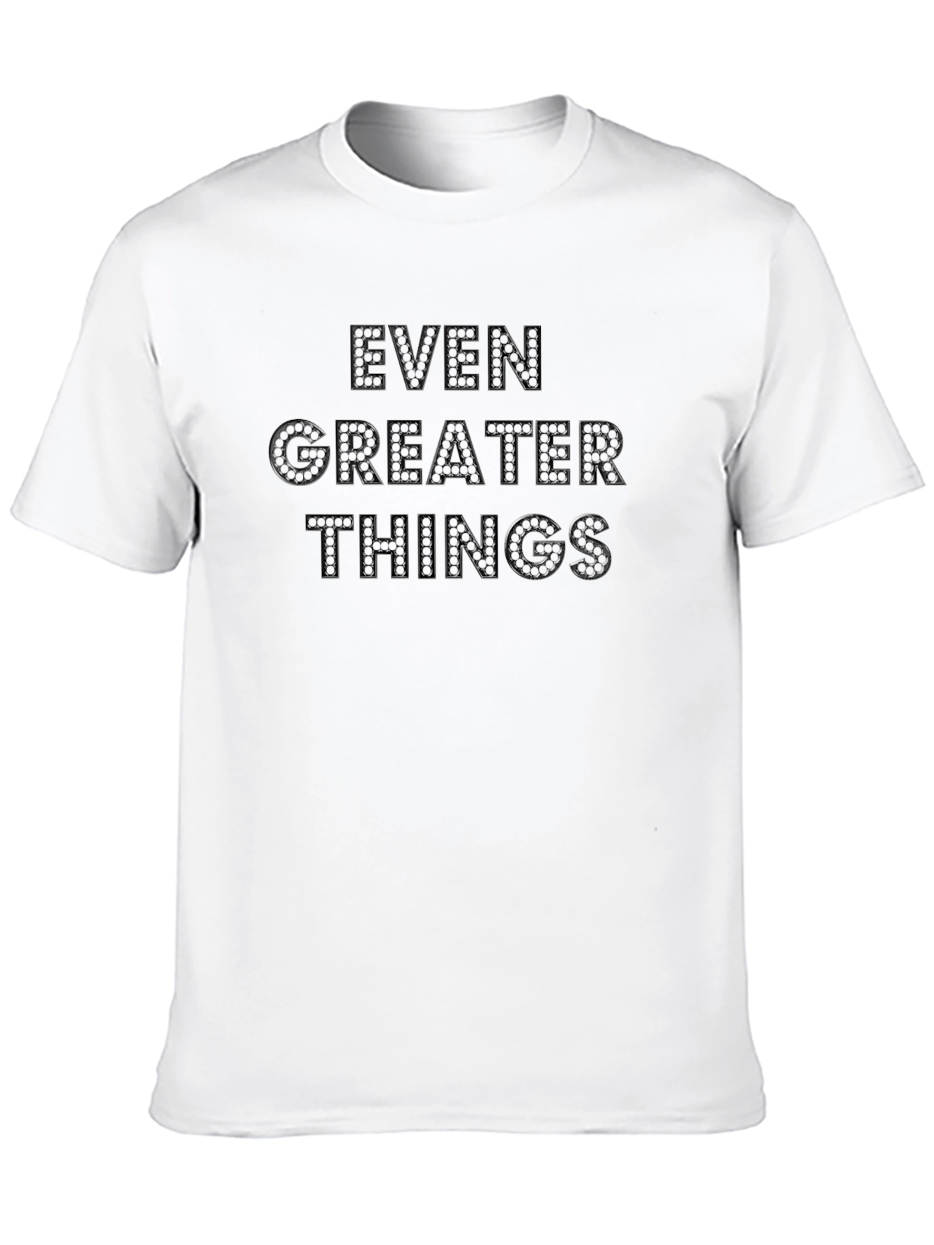 Even Greater Things Graphic Black Tee