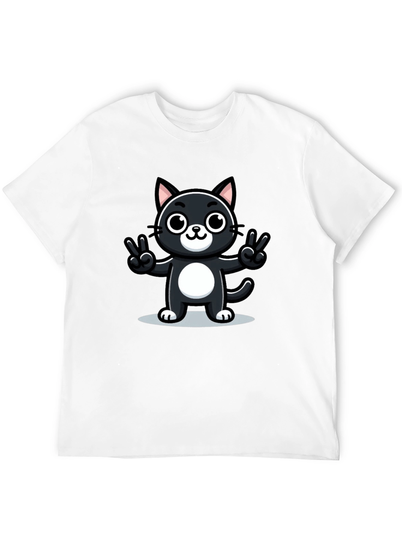 Cool Cat T-Shirt - Peace Sign