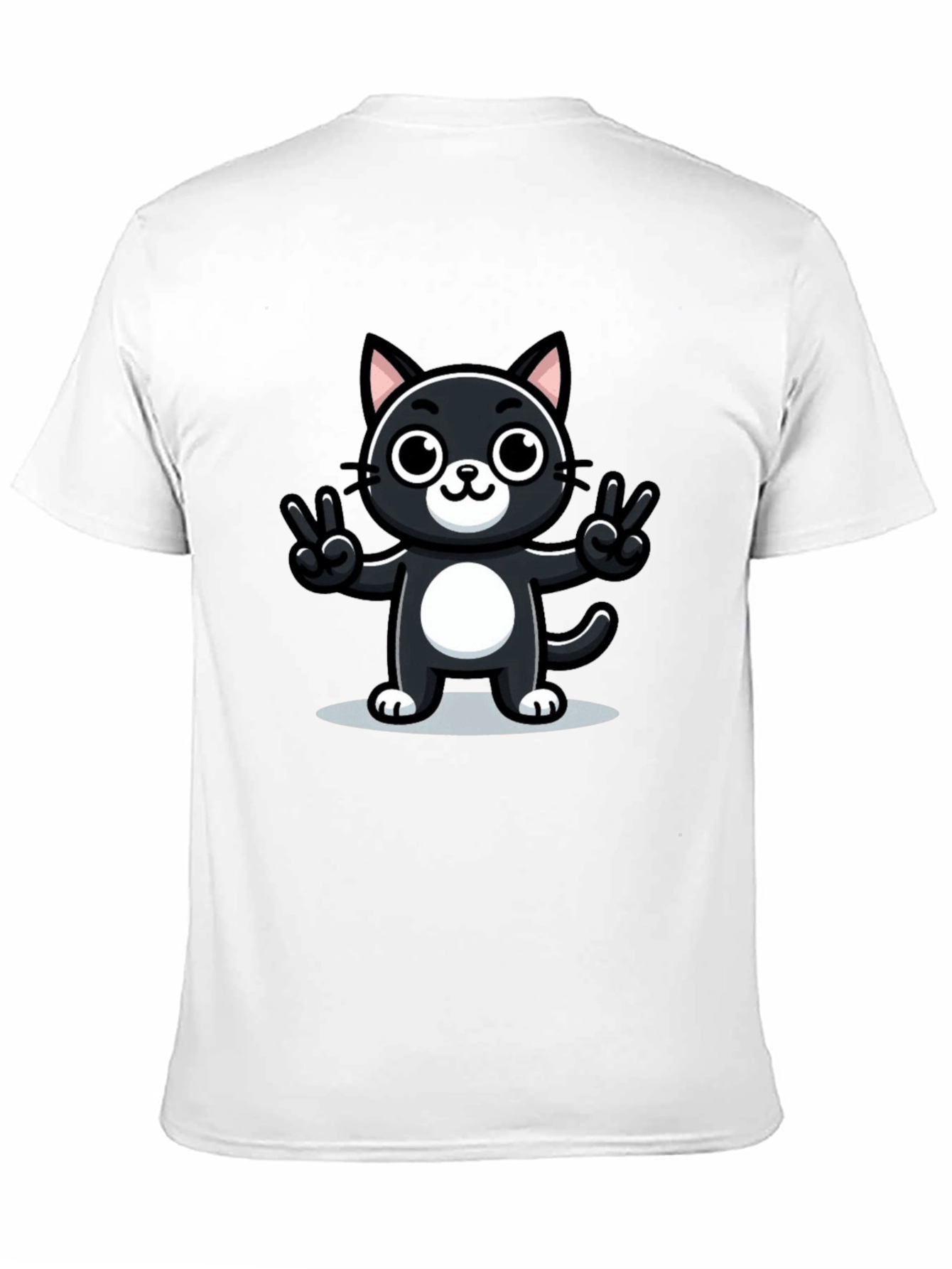 Cool Cat T-Shirt - Peace Sign