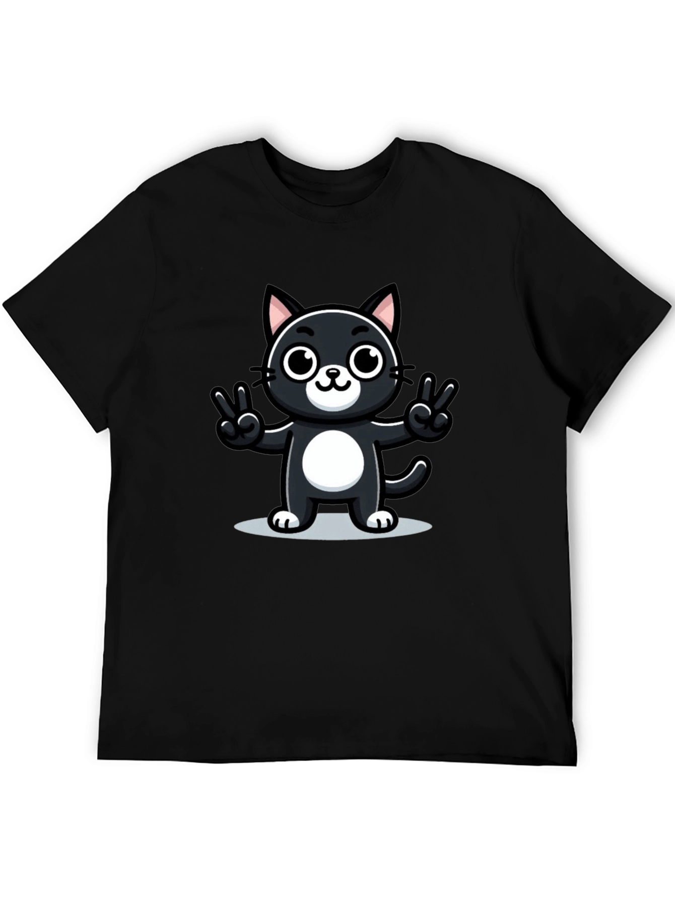 Cool Cat T-Shirt - Peace Sign