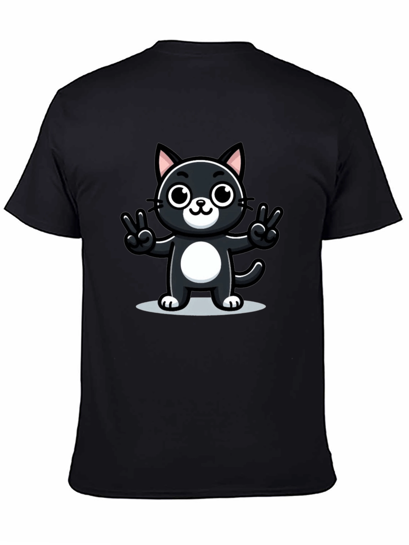 Cool Cat T-Shirt - Peace Sign