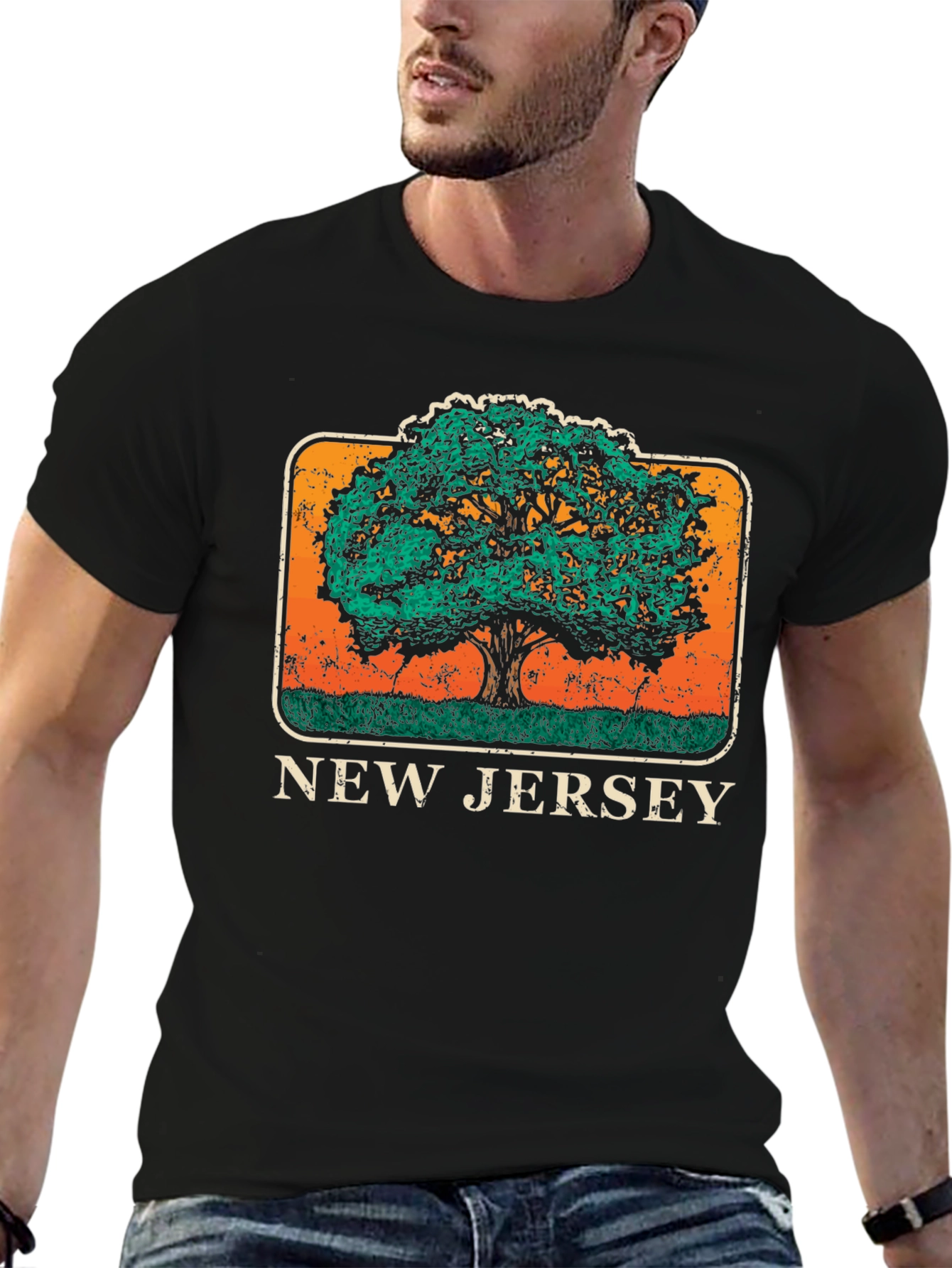New Jersey Graphic Tree T-Shirt