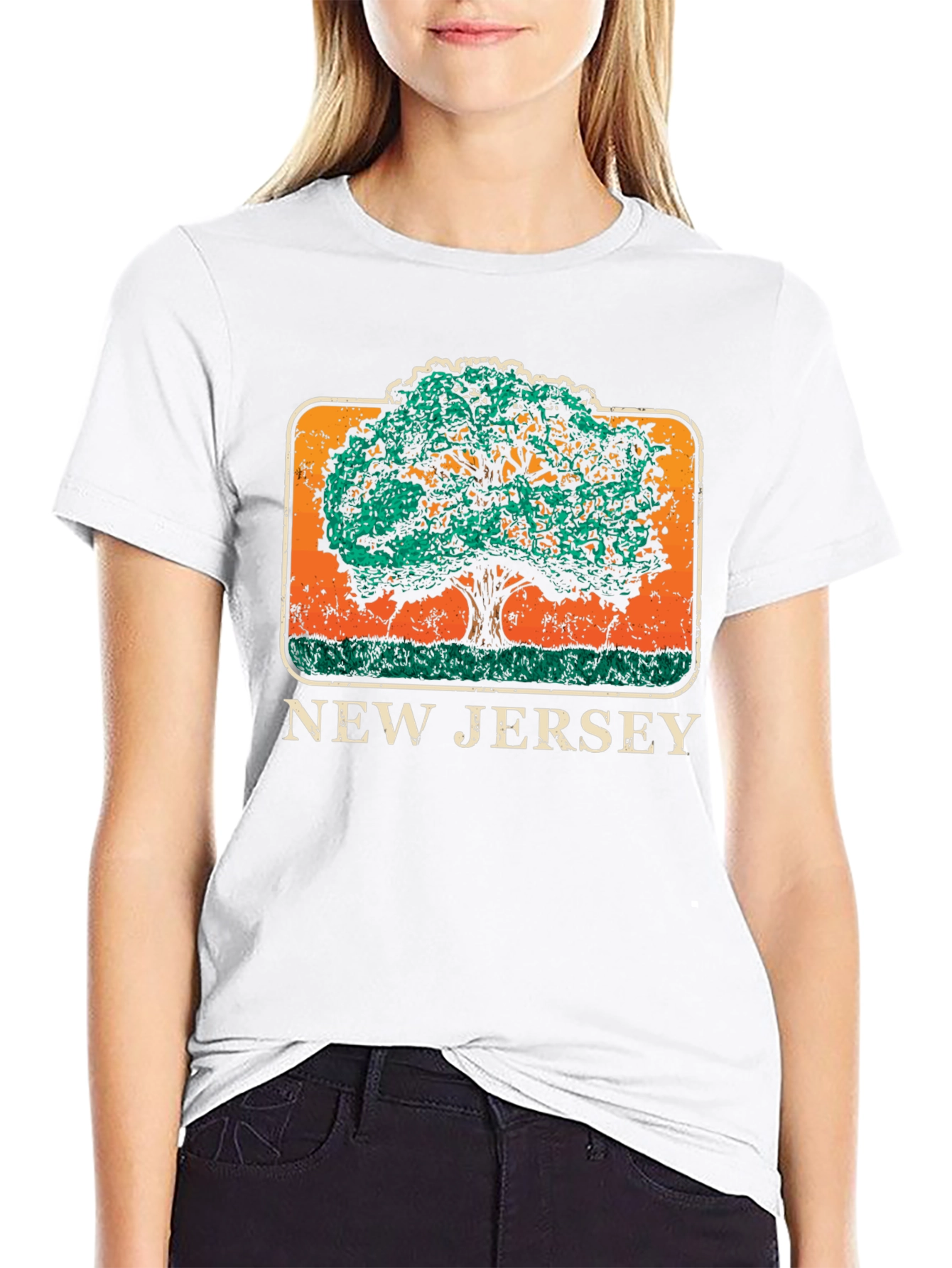 New Jersey Graphic Tree T-Shirt