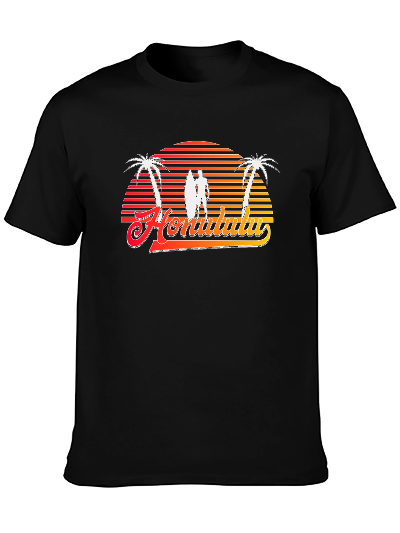 Retro Honolulu Sunset T-Shirt
