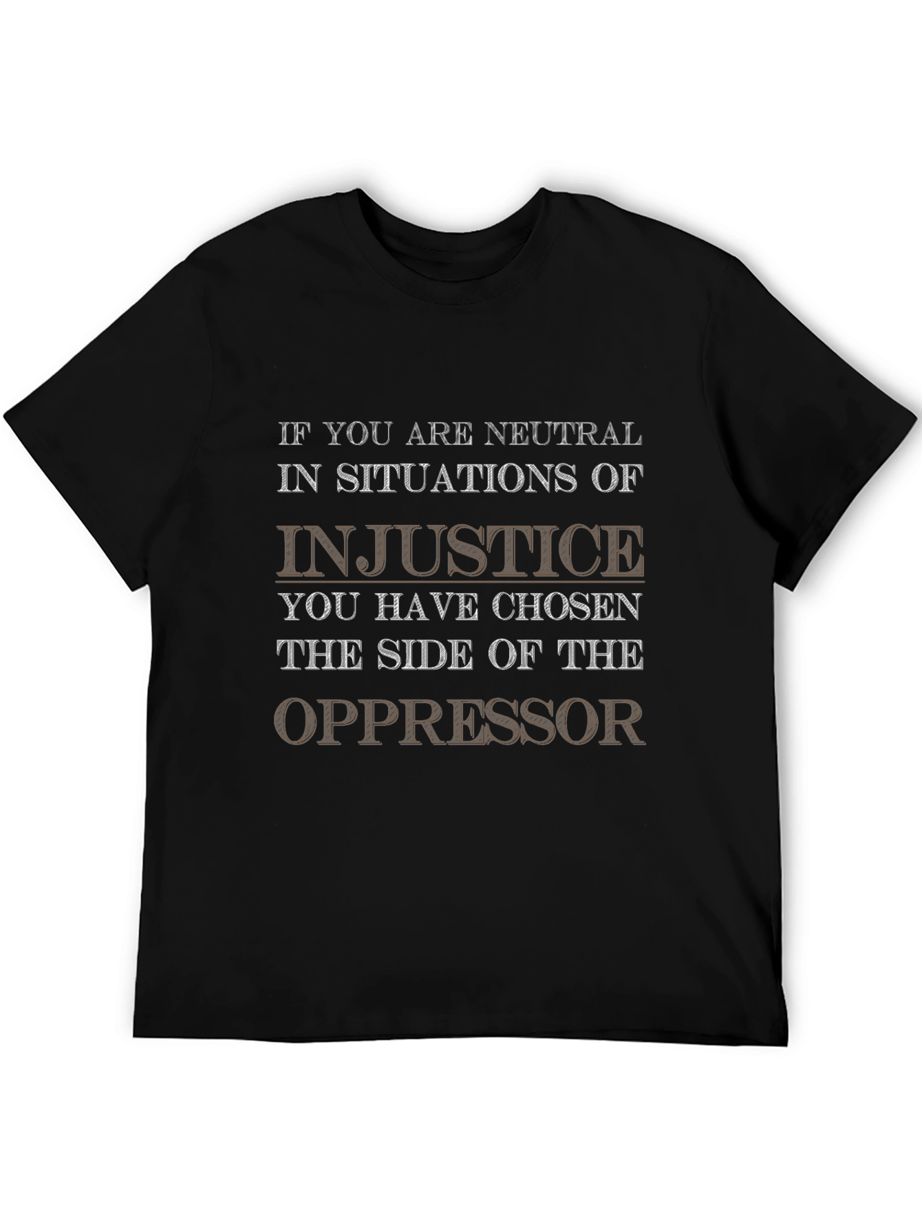 Neutral Injustice Graphic T-Shirt