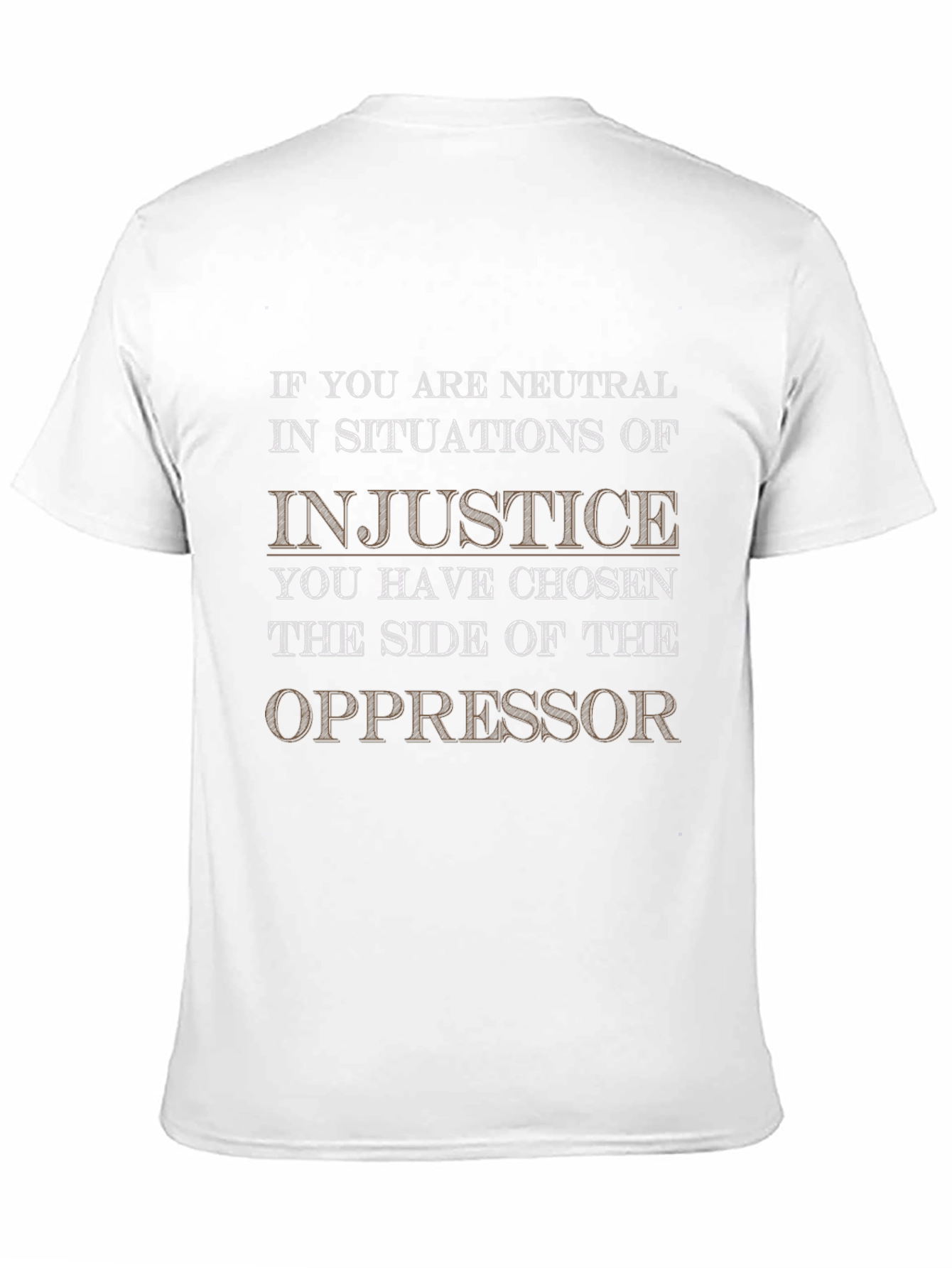 Neutral Injustice Graphic T-Shirt