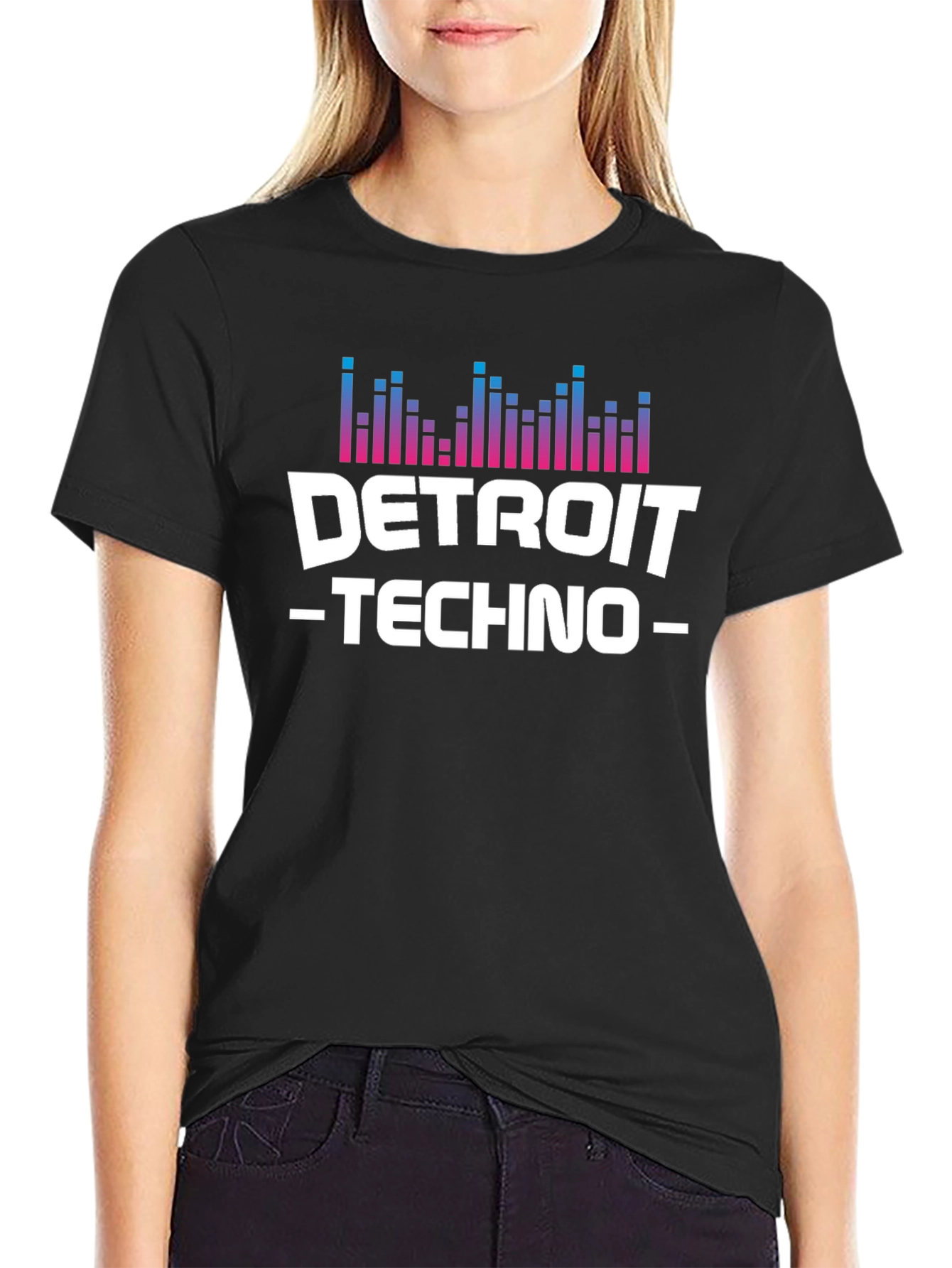 Detroit Techno Music Graphic T-Shirt