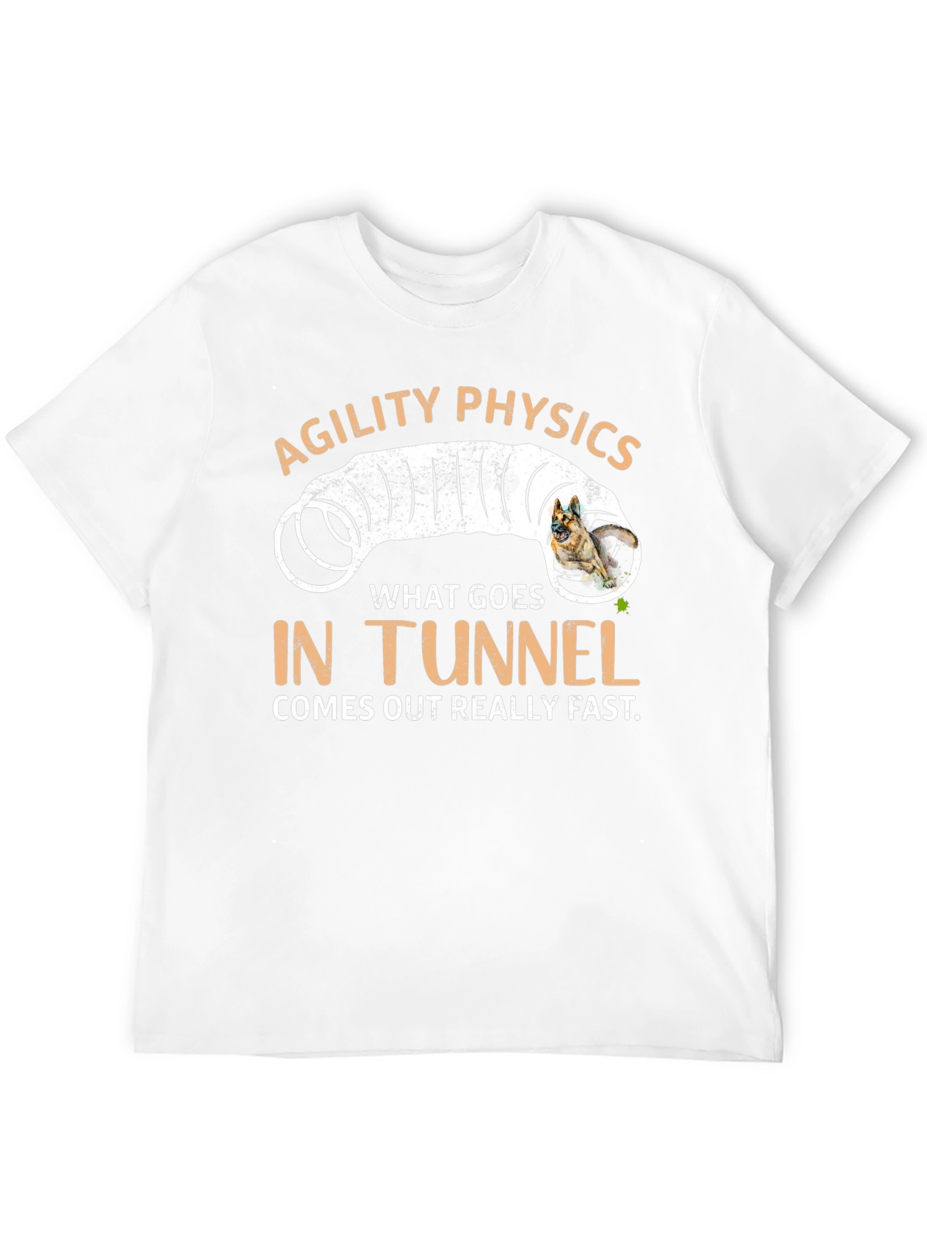 Agility Physics Dog Tunnel T-Shirt