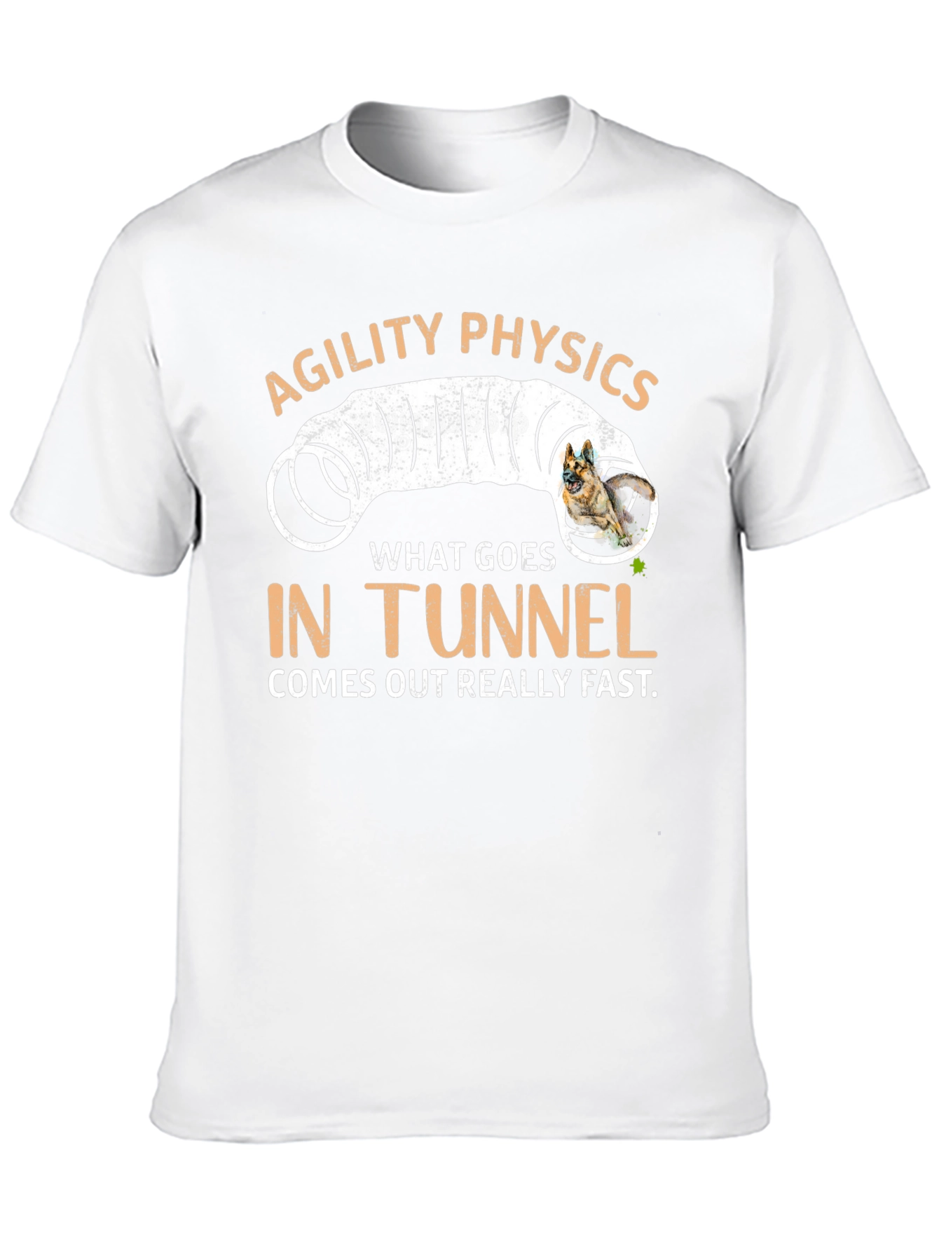 Agility Physics Dog Tunnel T-Shirt
