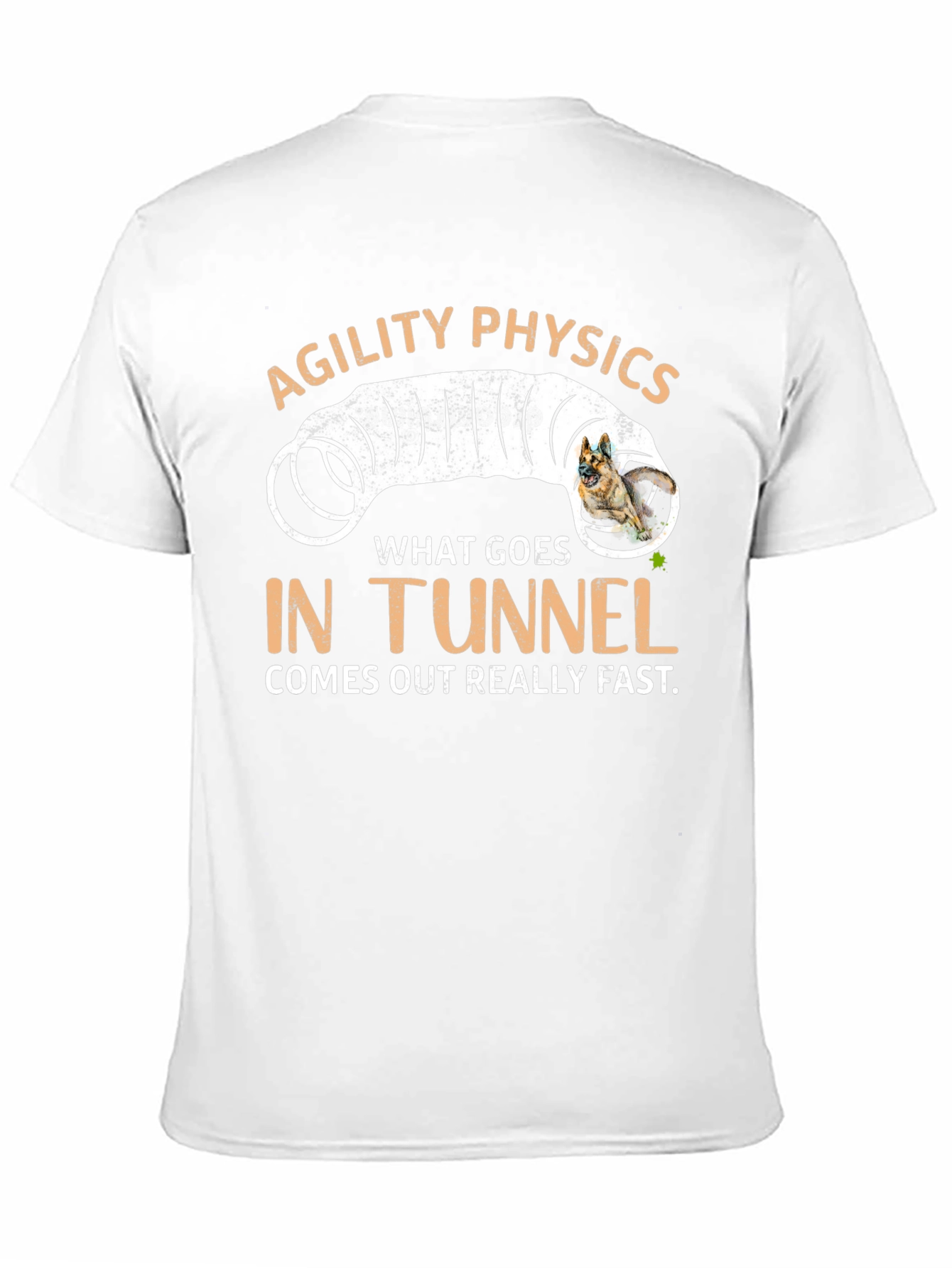Agility Physics Dog Tunnel T-Shirt
