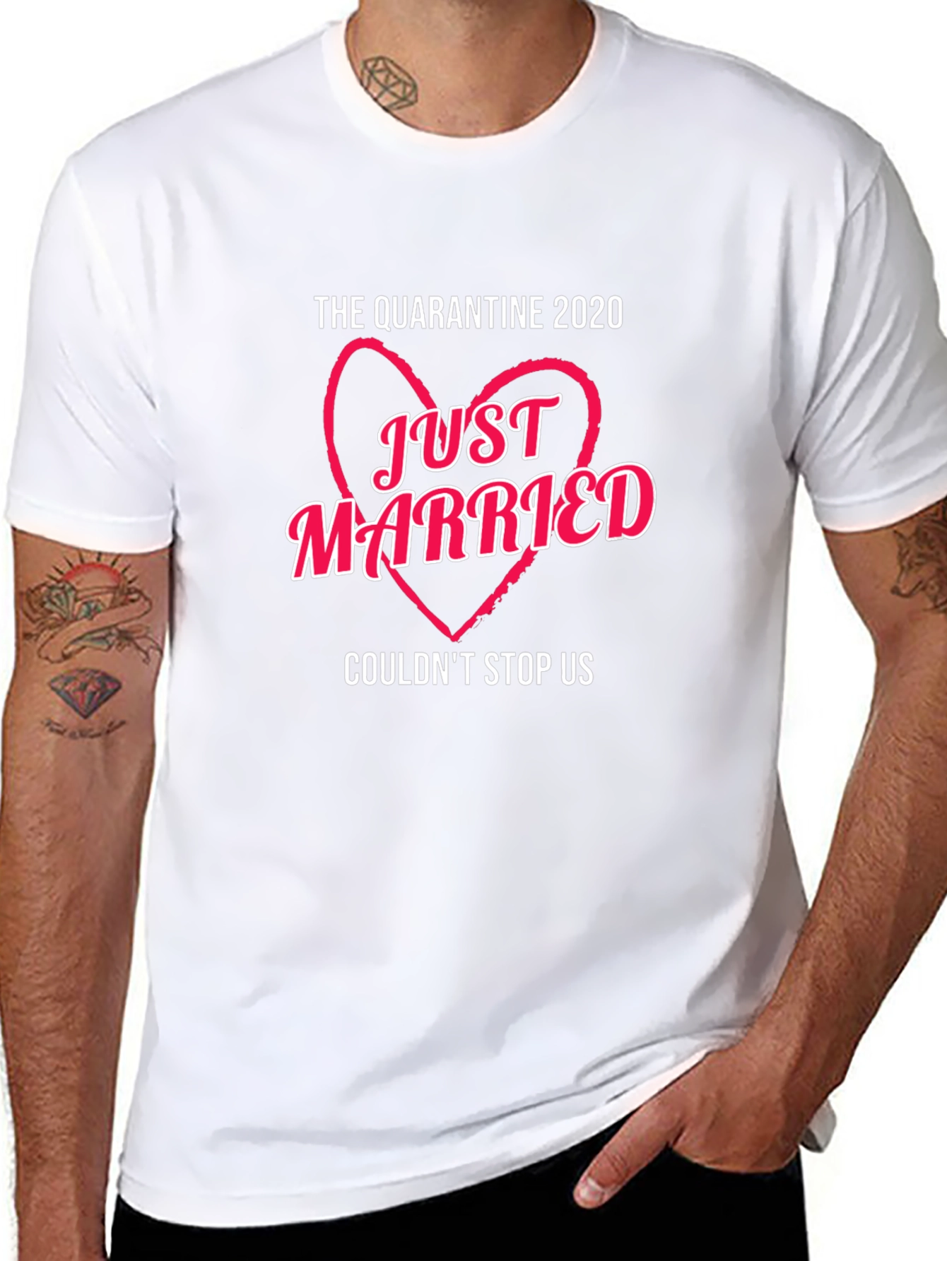 Just Married Quarantine 2020 T-Shirt