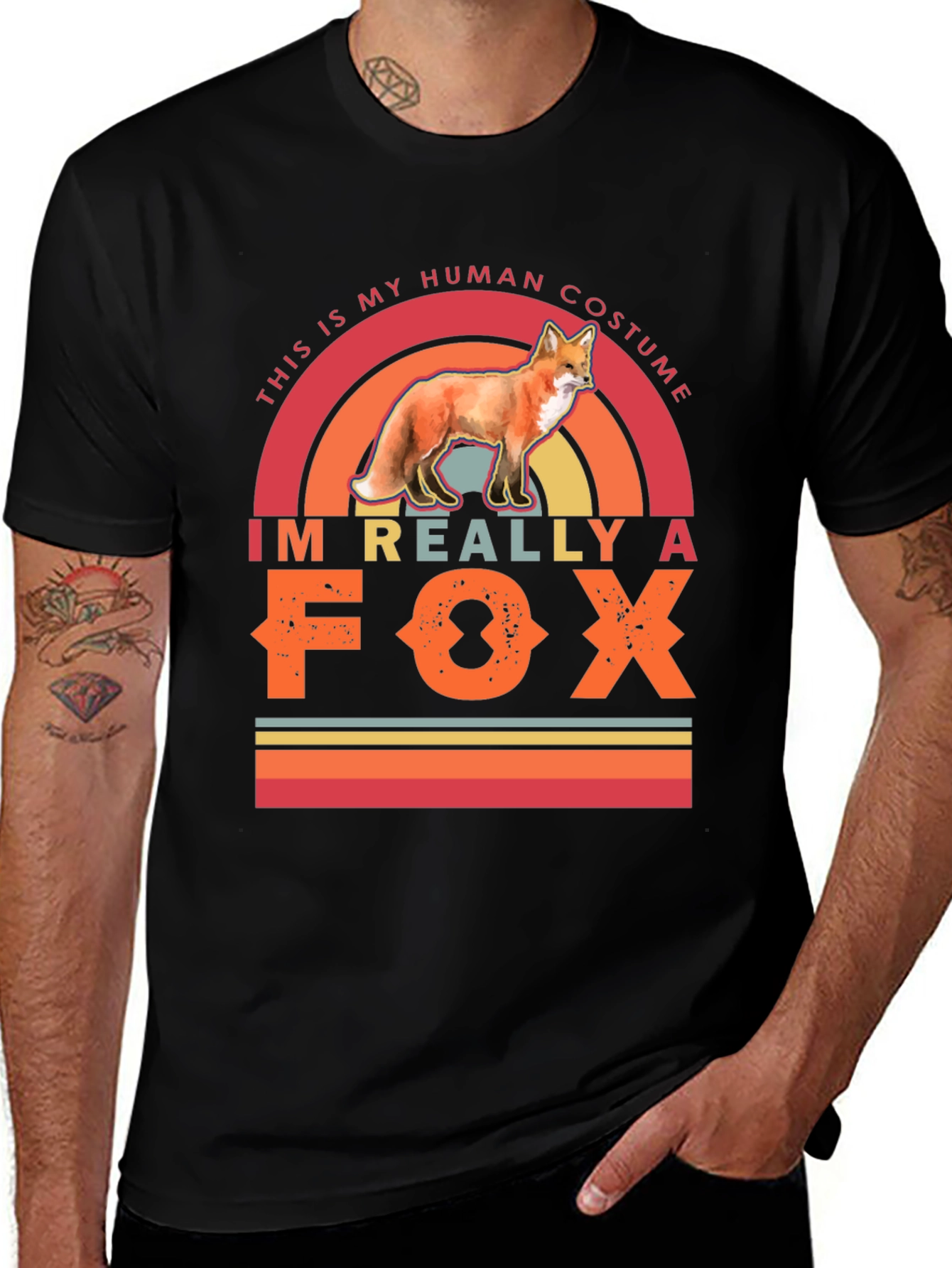 Im Really A Fox T-Shirt - Human Costume Tee