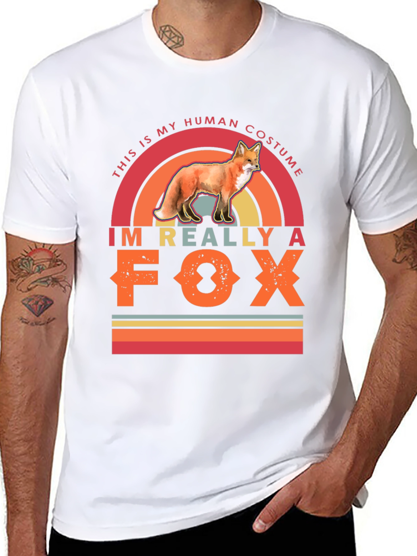 Im Really A Fox T-Shirt - Human Costume Tee