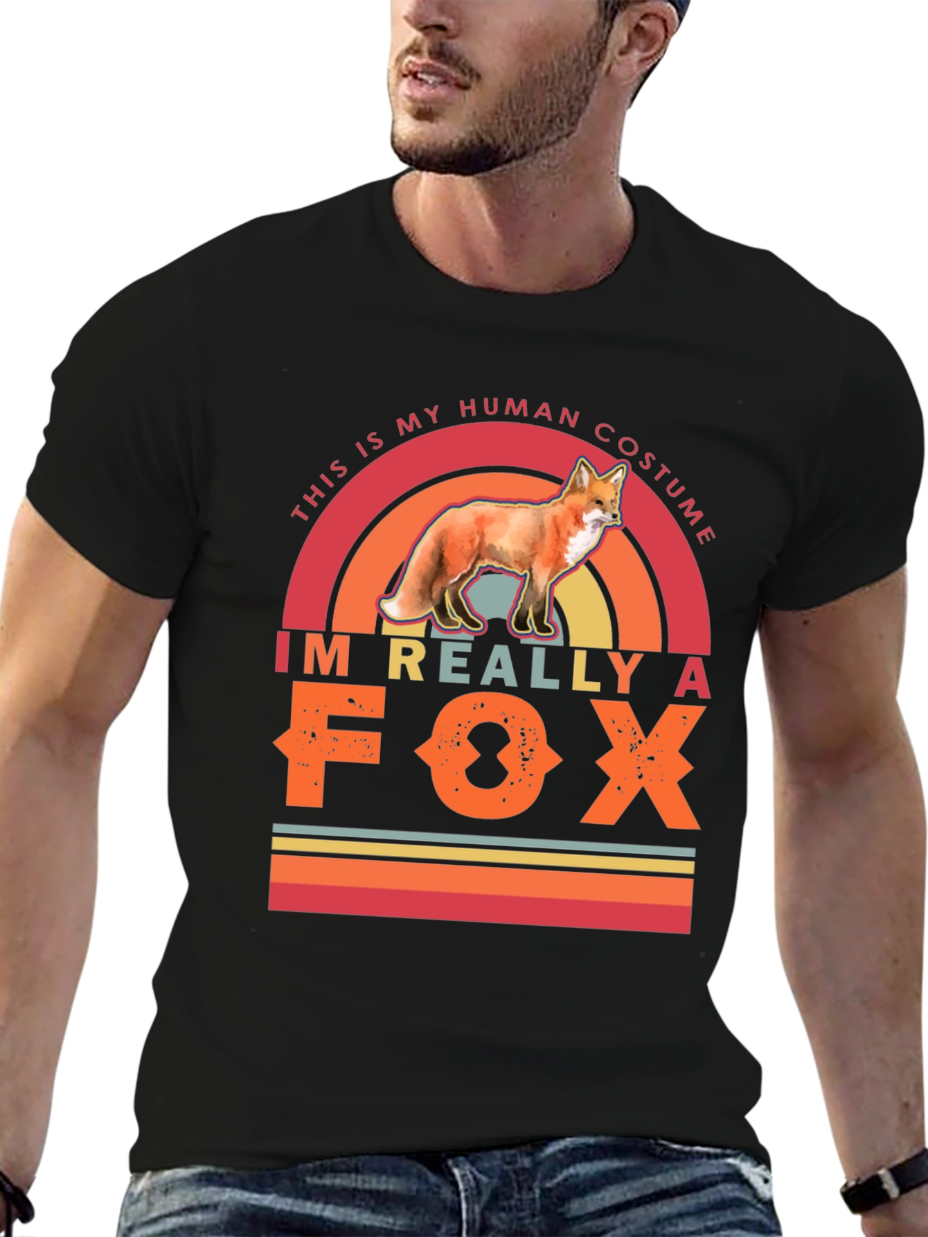 Im Really A Fox T-Shirt - Human Costume Tee