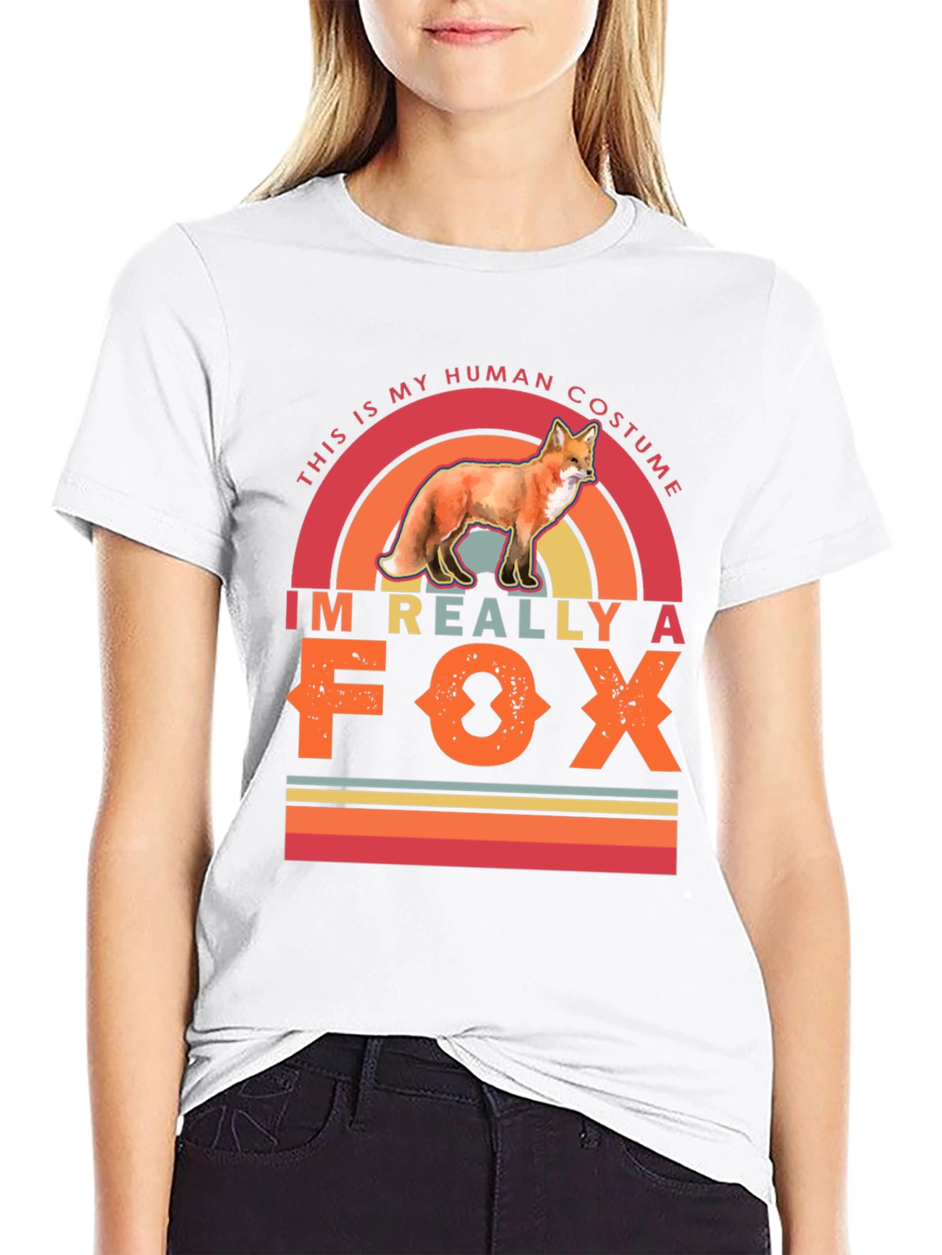 Im Really A Fox T-Shirt - Human Costume Tee