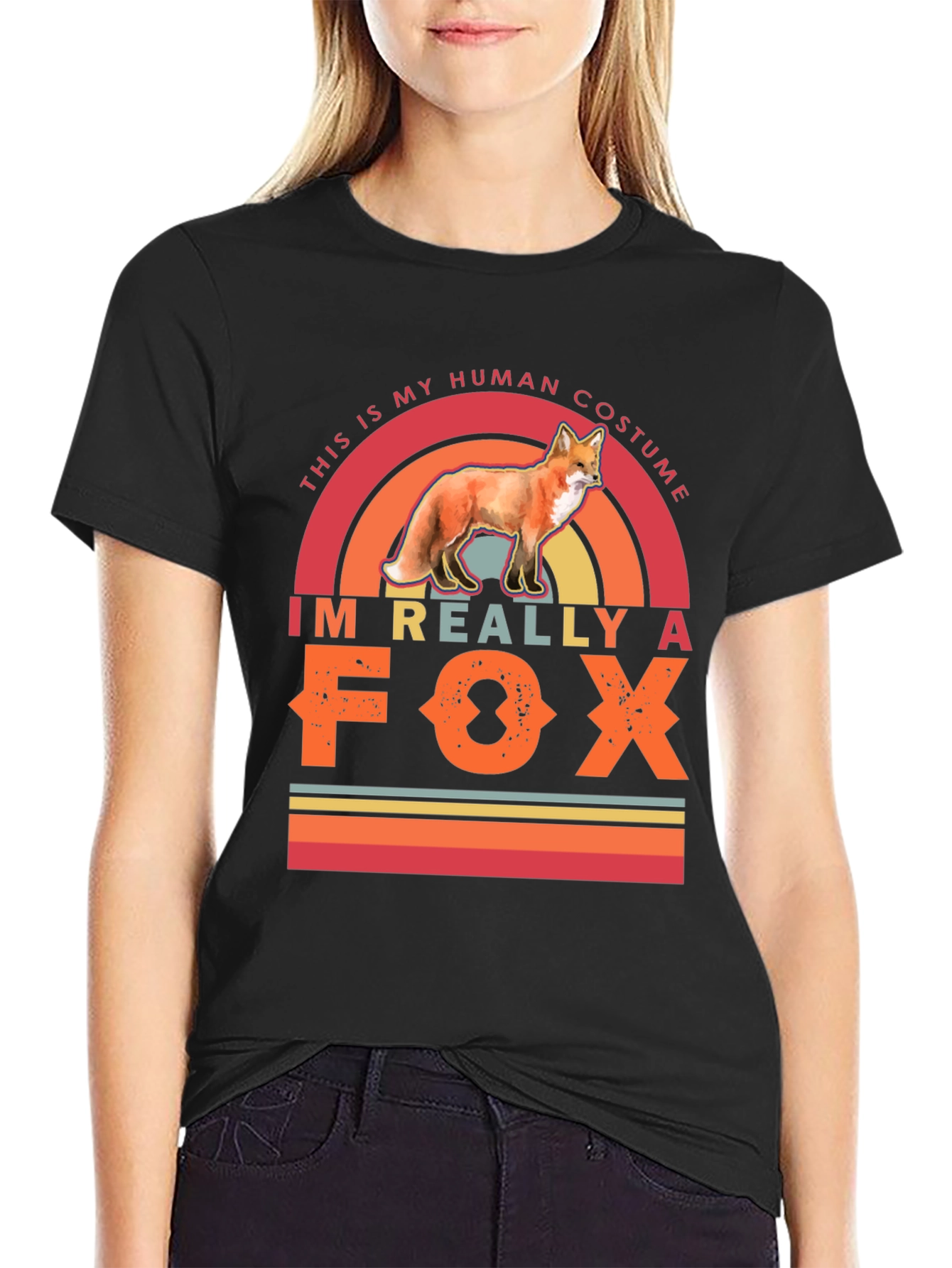 Im Really A Fox T-Shirt - Human Costume Tee