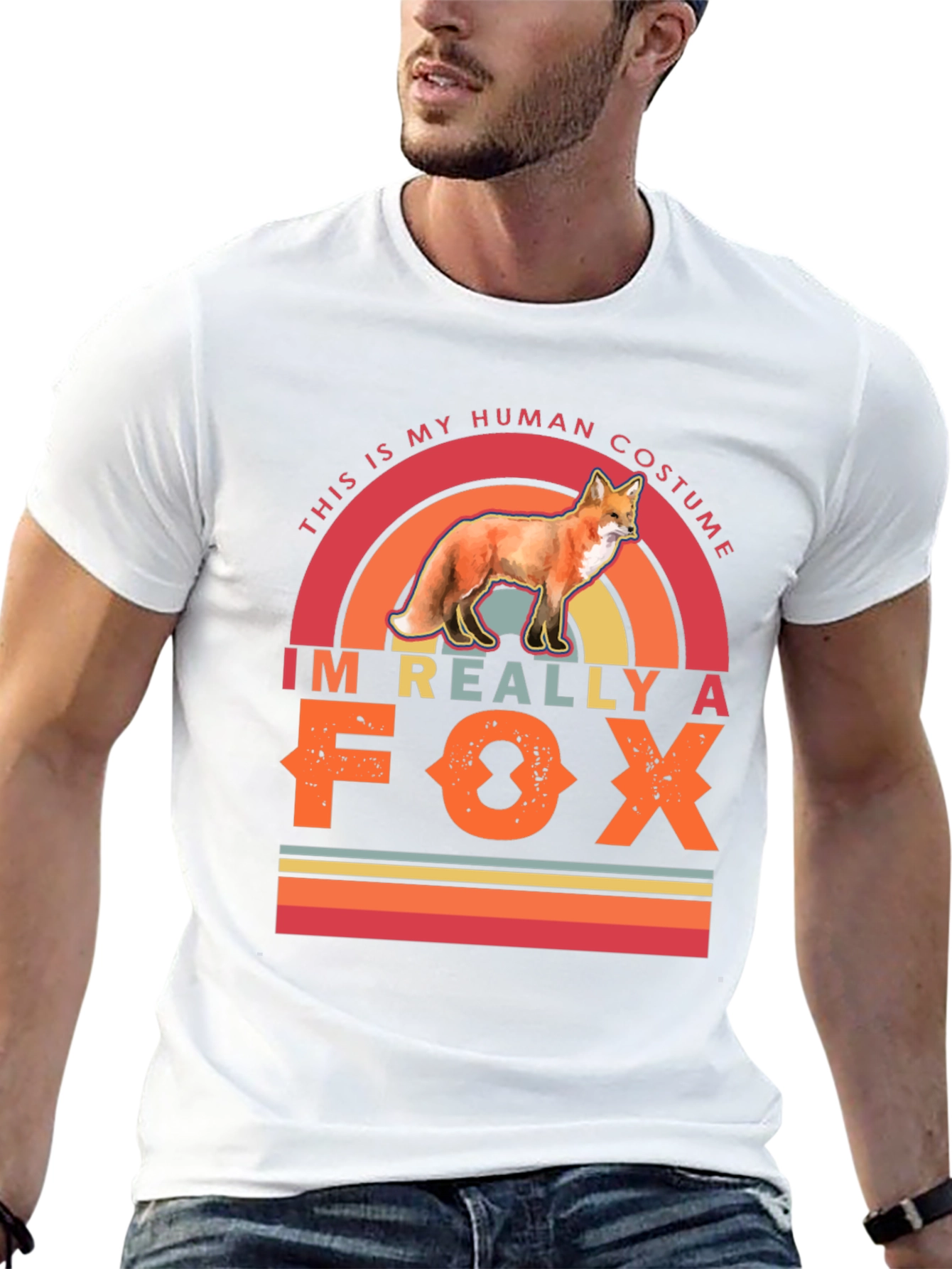 Im Really A Fox T-Shirt - Human Costume Tee