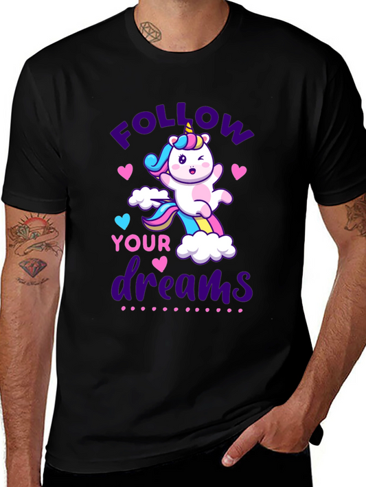 Follow Your Dreams Unicorn Graphic Tee