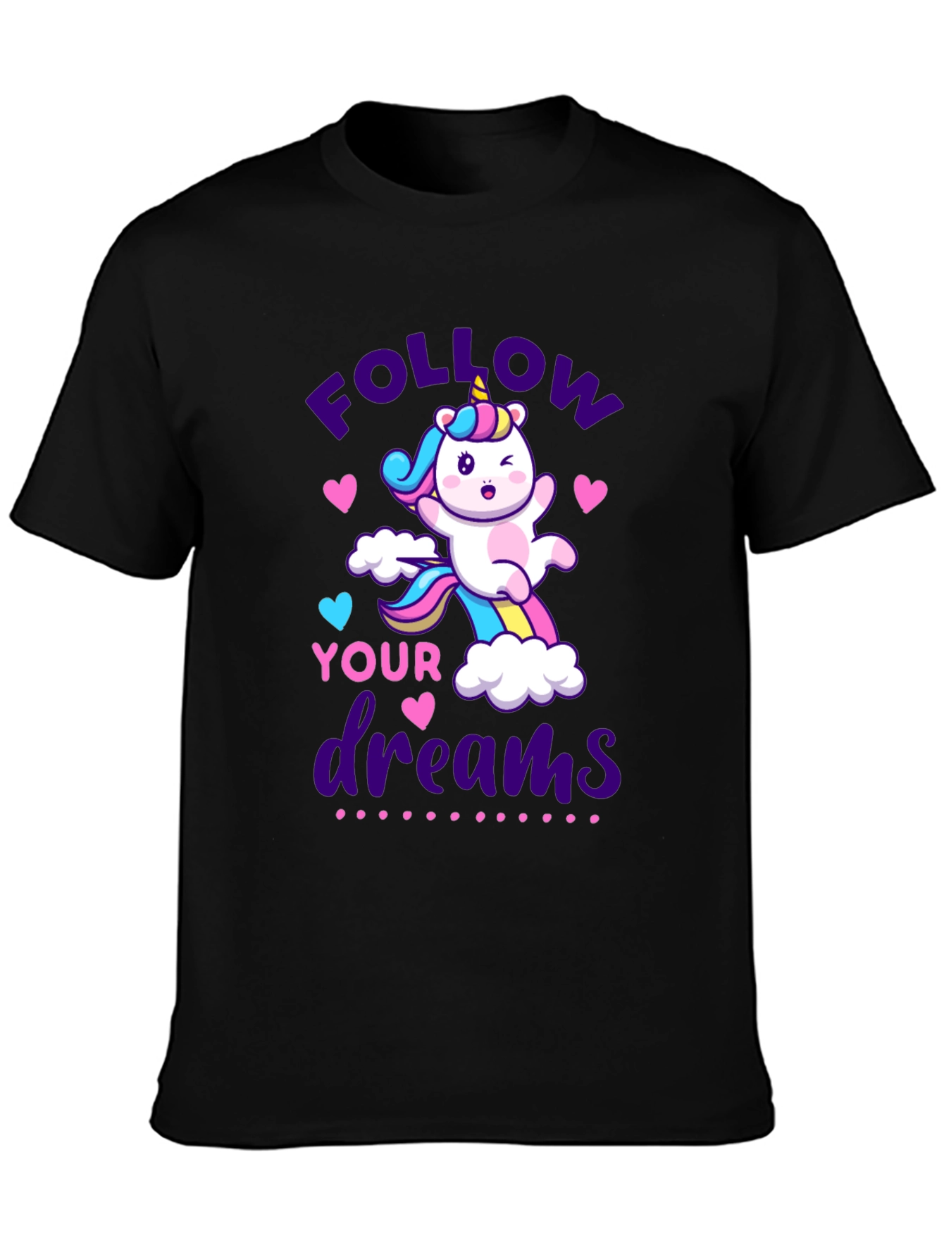 Follow Your Dreams Unicorn Graphic Tee