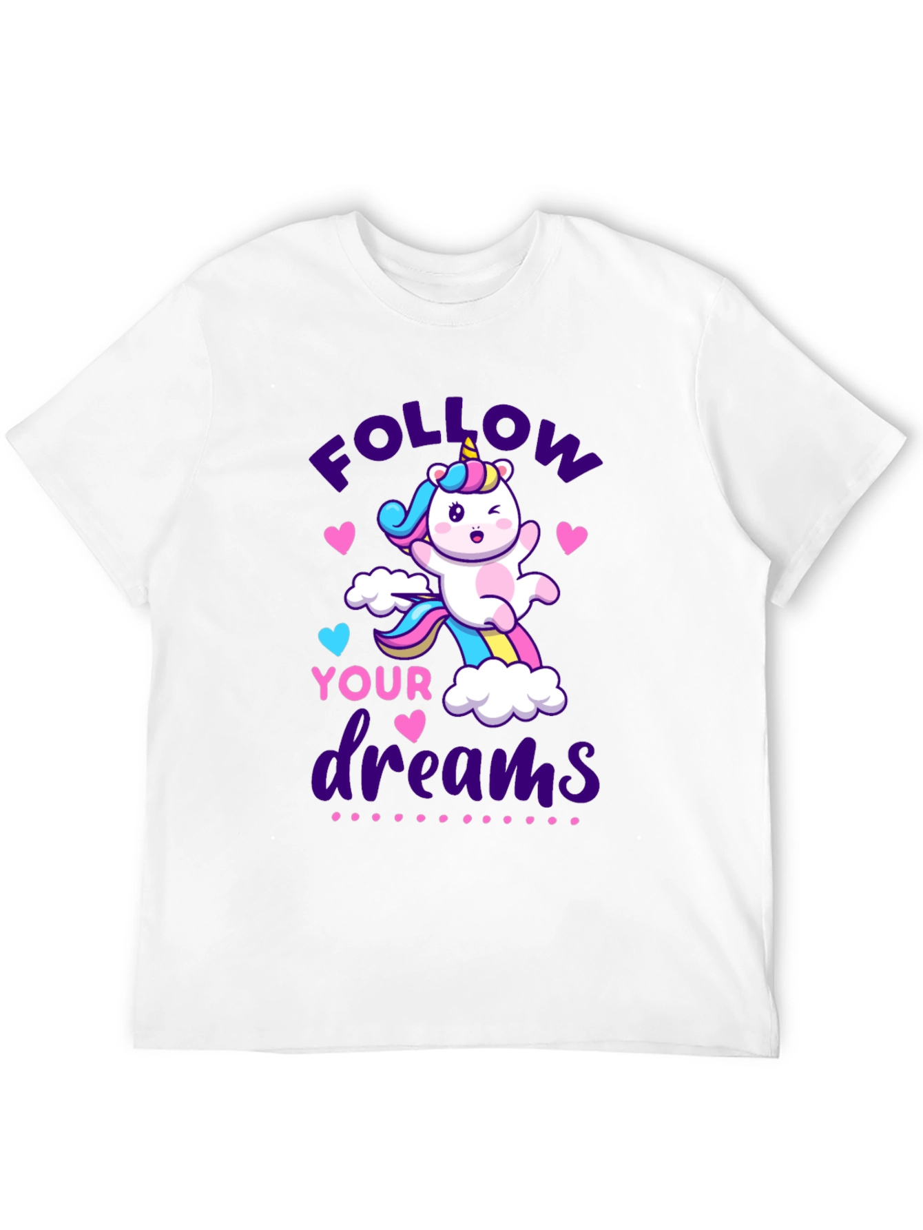 Follow Your Dreams Unicorn Graphic Tee