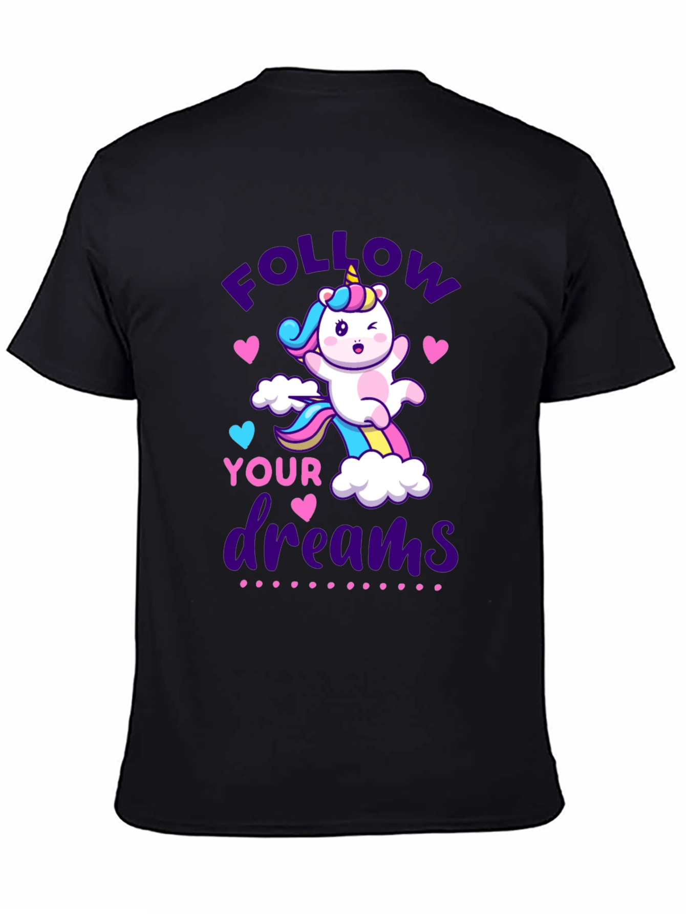 Follow Your Dreams Unicorn Graphic Tee