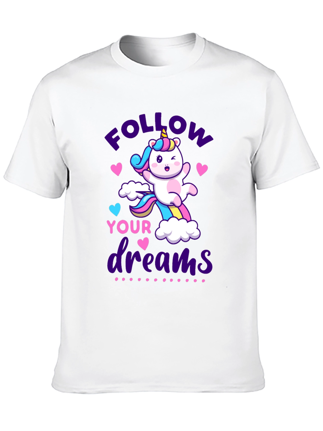 Follow Your Dreams Unicorn Graphic Tee