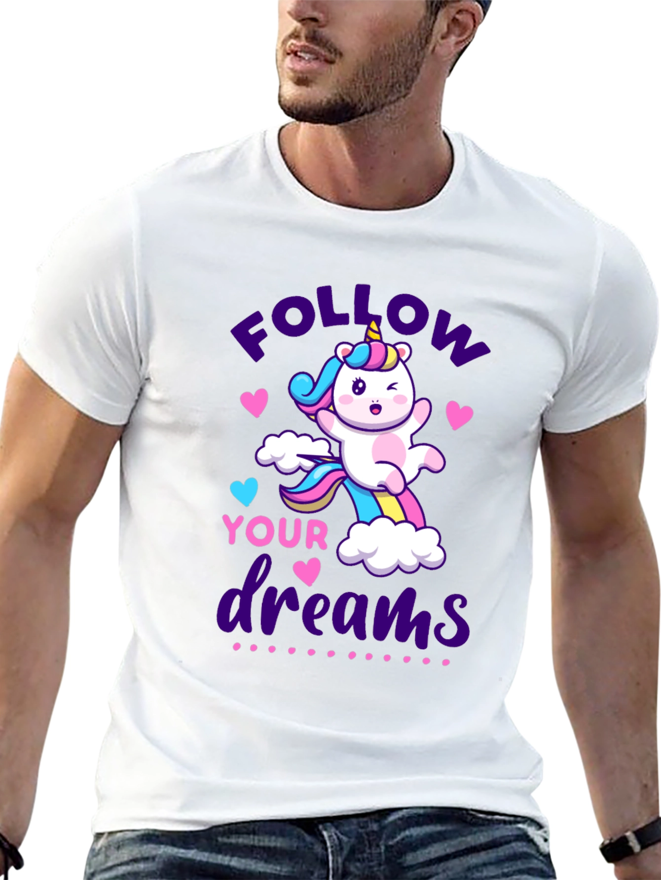 Follow Your Dreams Unicorn Graphic Tee