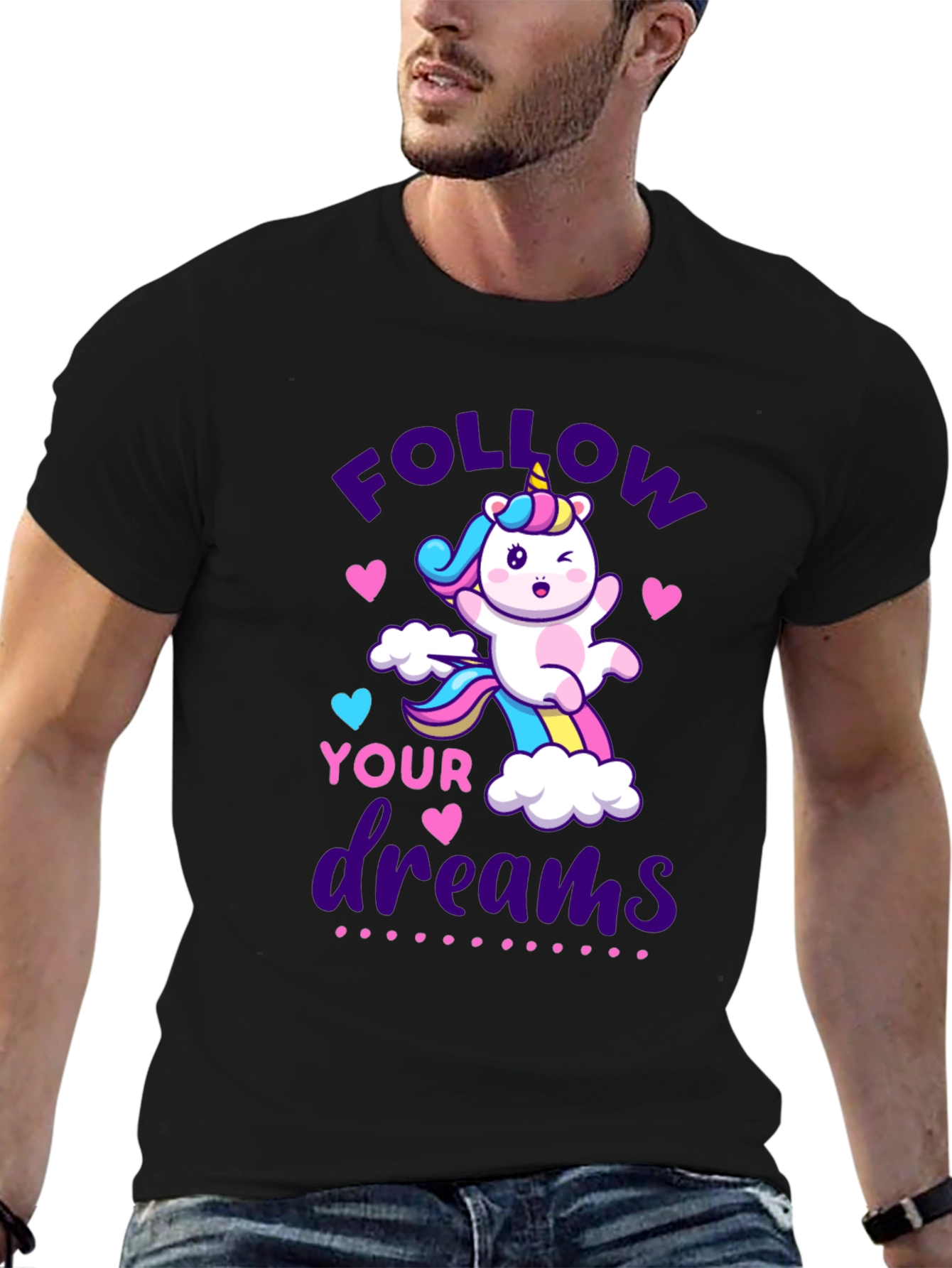 Follow Your Dreams Unicorn Graphic Tee