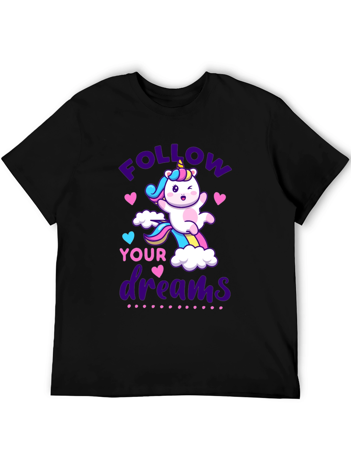 Follow Your Dreams Unicorn Graphic Tee