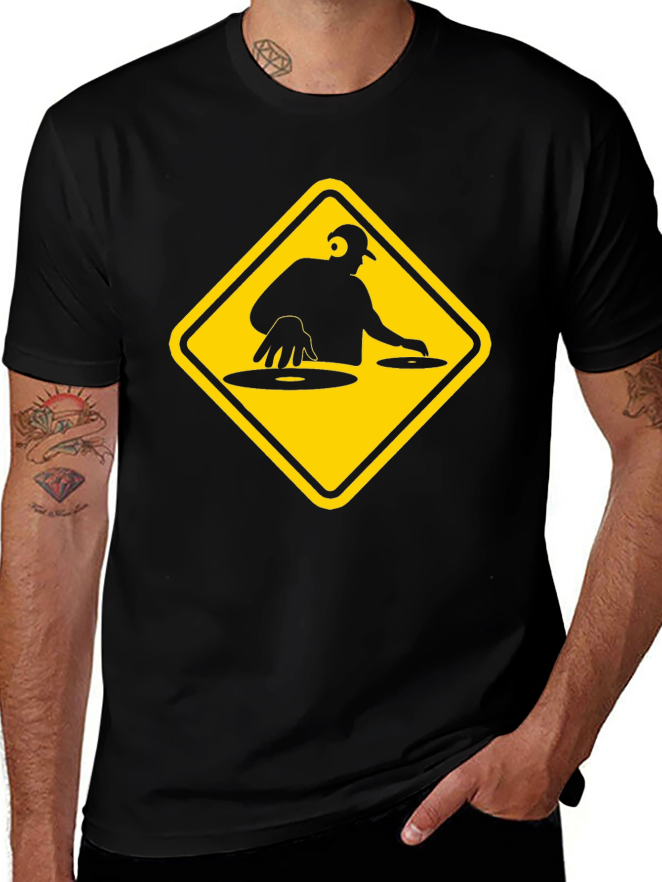 DJ Caution Black T-Shirt