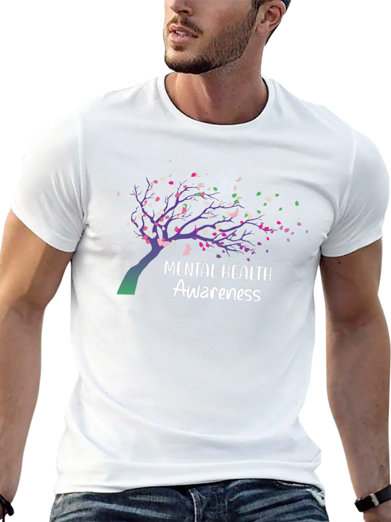Mental Health Awareness Tree T-Shirt