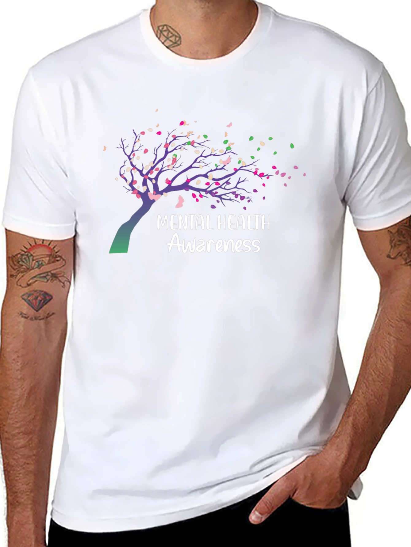 Mental Health Awareness Tree T-Shirt