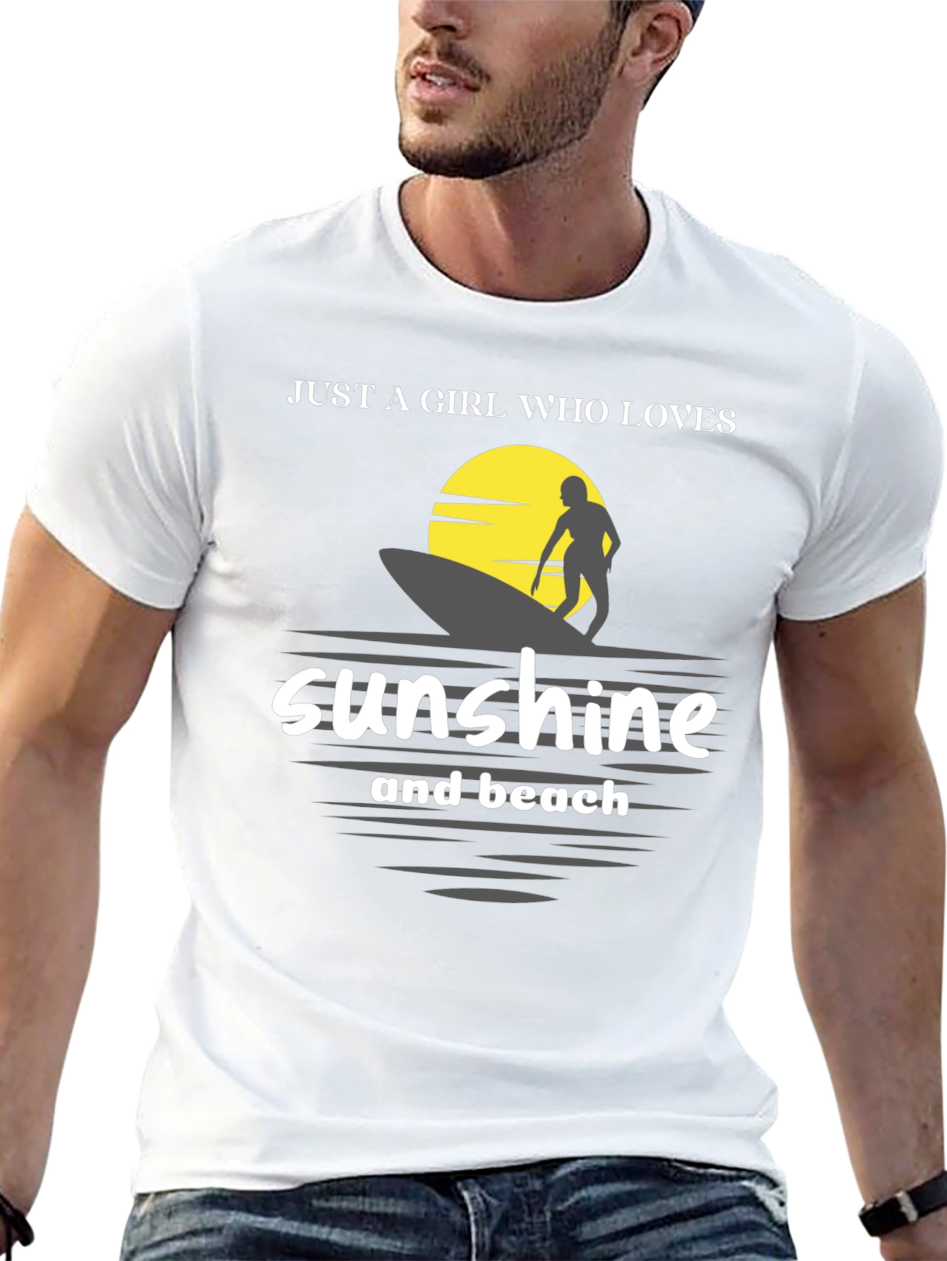 Sunshine & Beach Surf T-Shirt