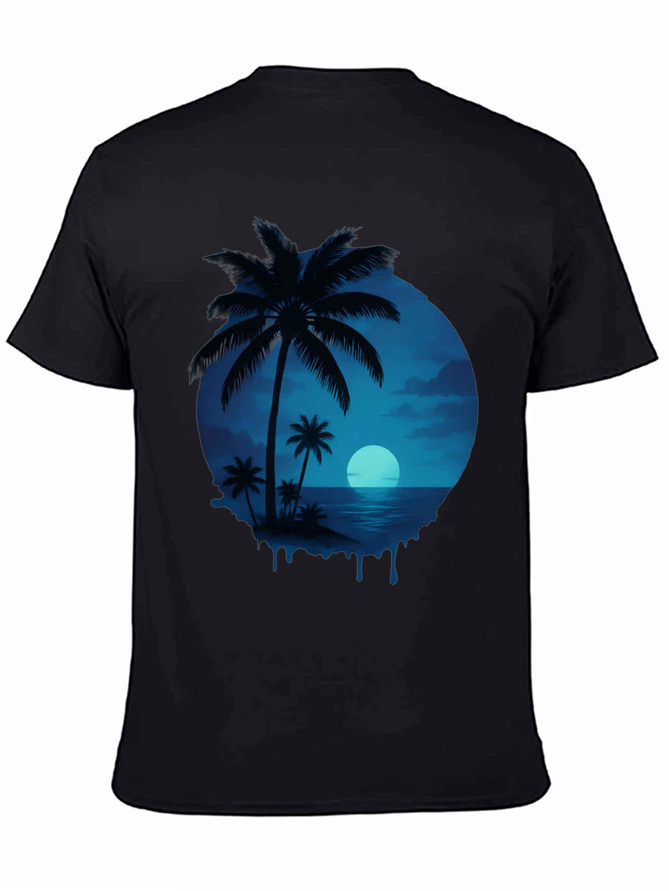 Tropical Palm Tree Graphic T-Shirt - Island Vibes