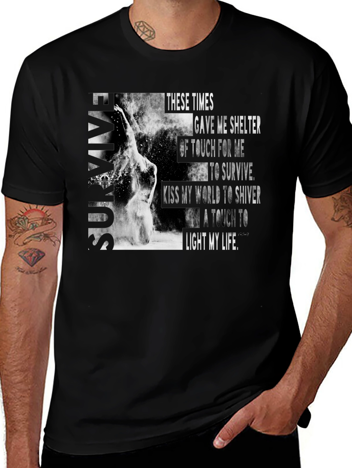Survive Graphic Print T-Shirt