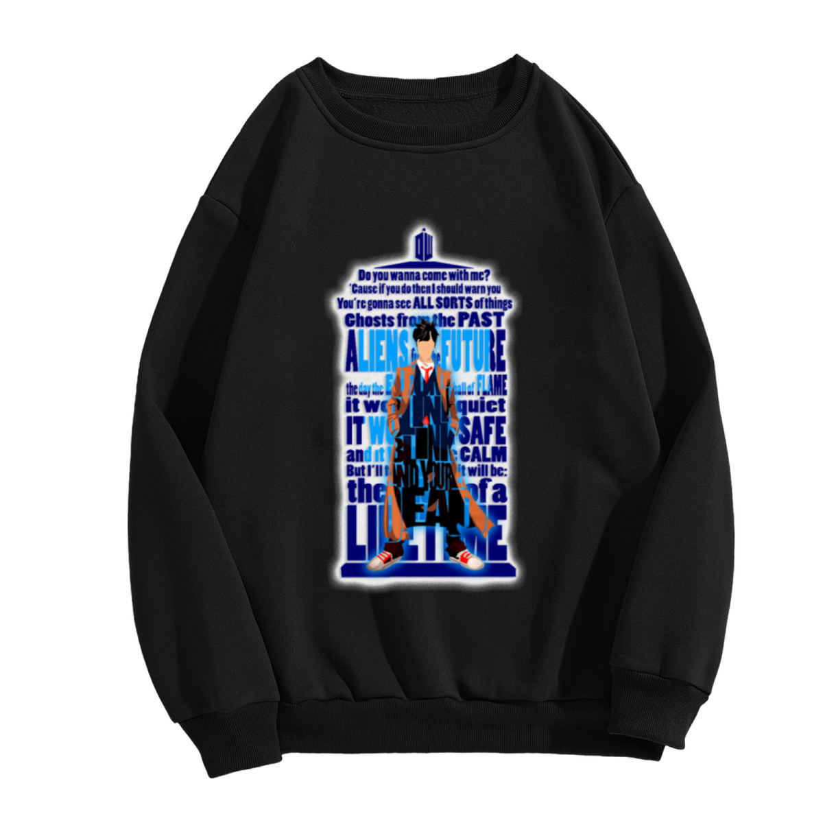 Doctor & Doctor Who TARDIS Graphic ԲÁìÎÀÒÂ - Unique Design Pullover Sweatshirt
