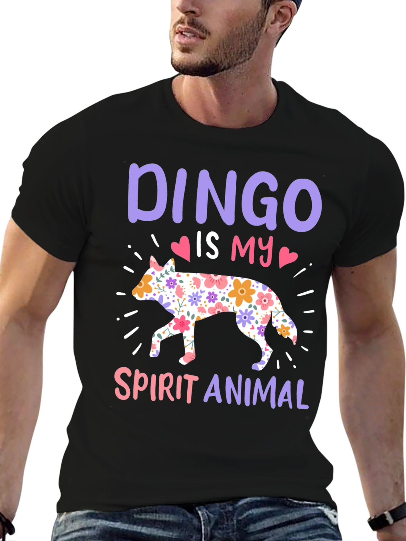 Dingo Spirit Animal Graphic Tee