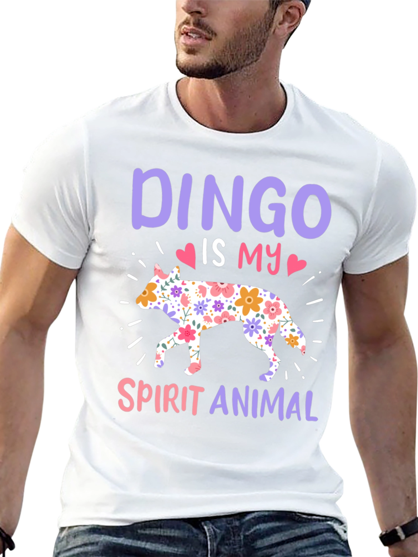 Dingo Spirit Animal Graphic Tee