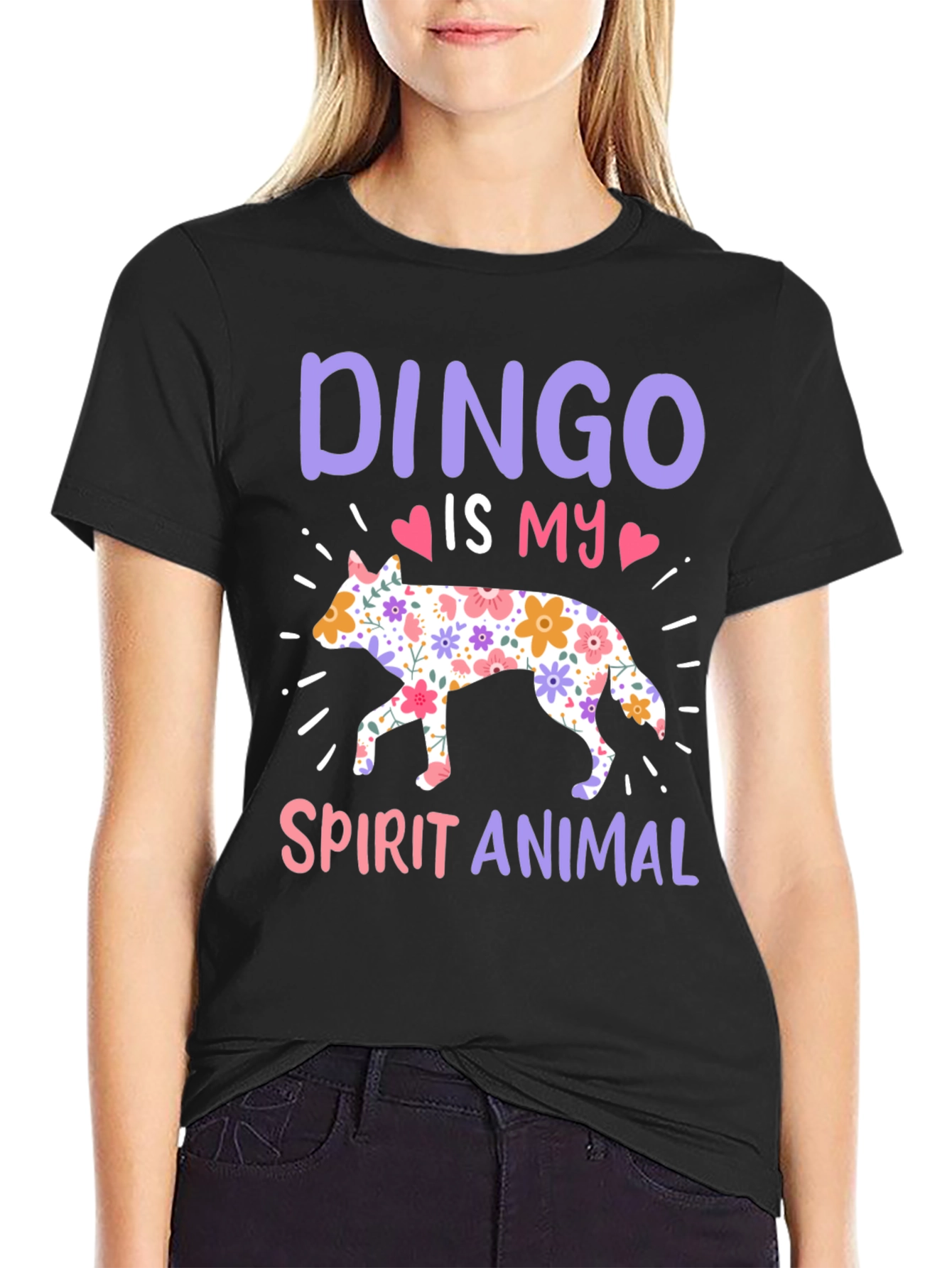 Dingo Spirit Animal Graphic Tee