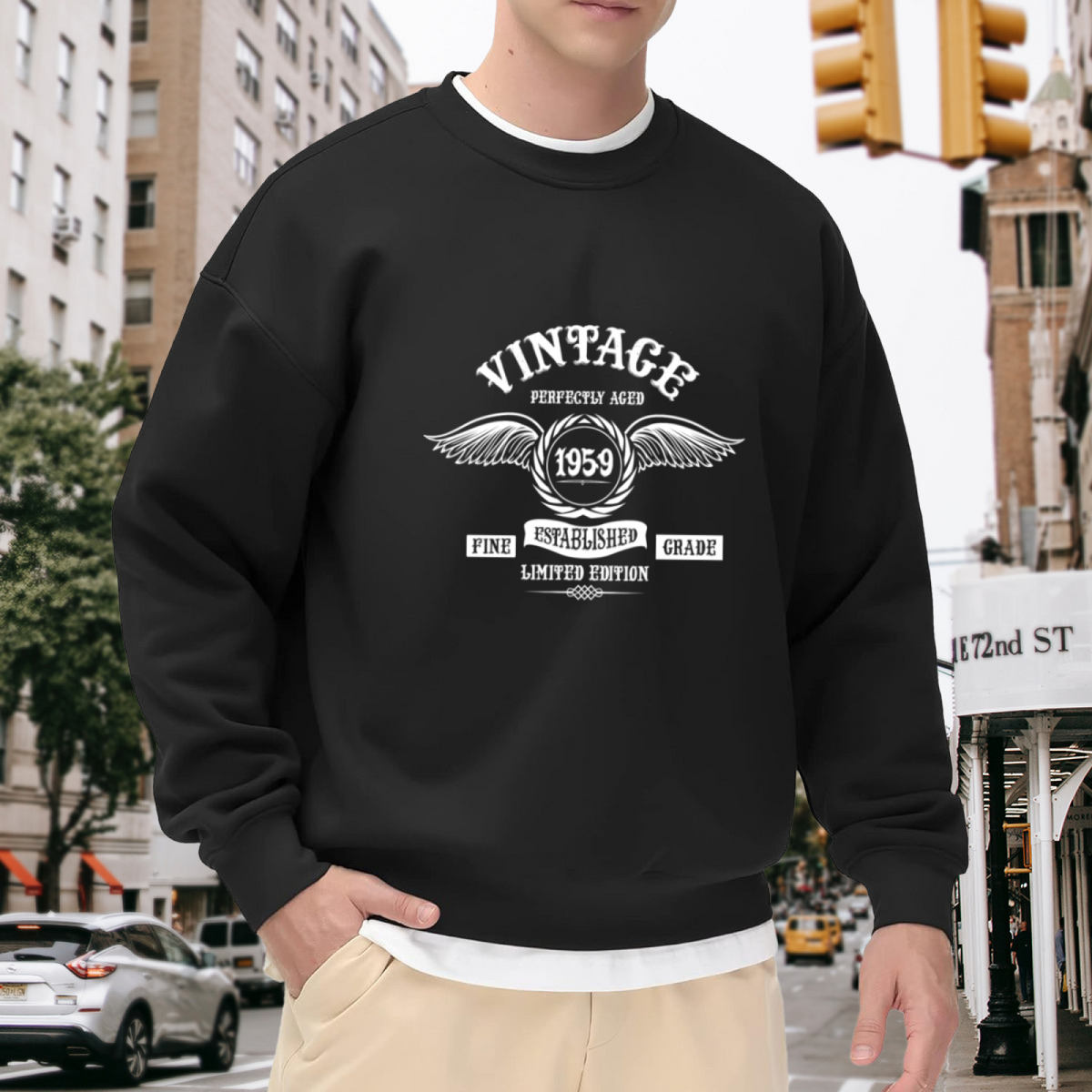 VINTAGE - Crest Graphic ԲÁìÎÀÒÂ | Unisex Pullover Sweatshirt