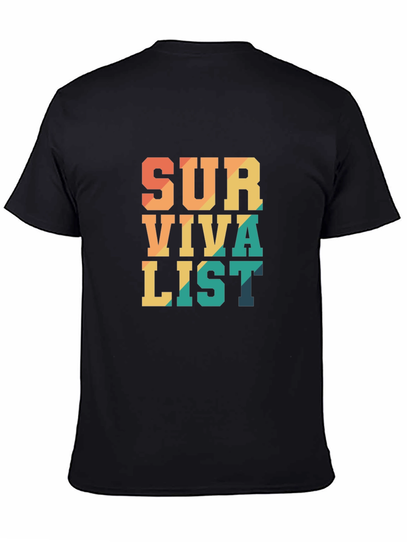 Survivalist Graphic Tee - Black