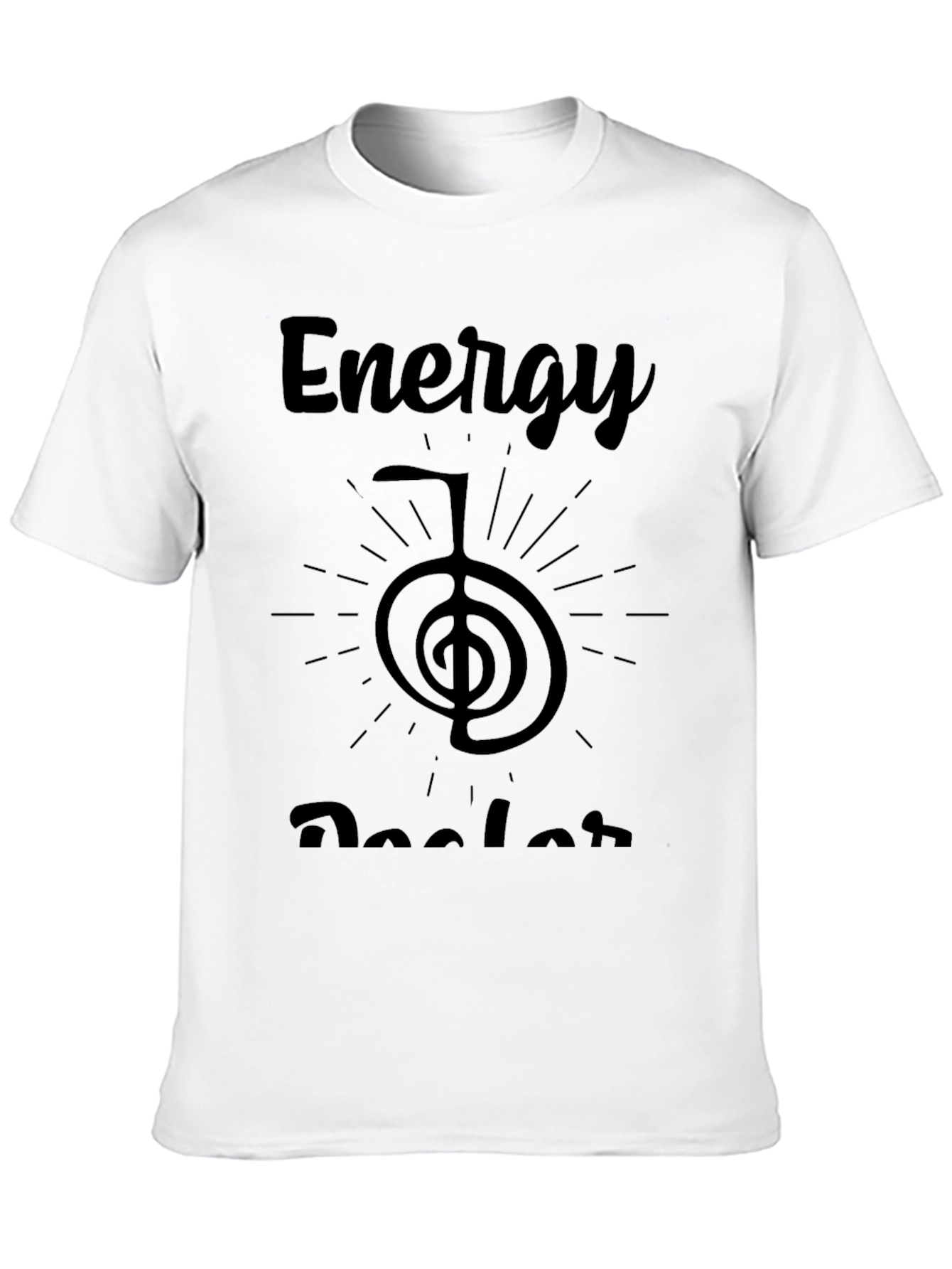 Energy Healer Graphic Tee - Unisex Black T-Shirt