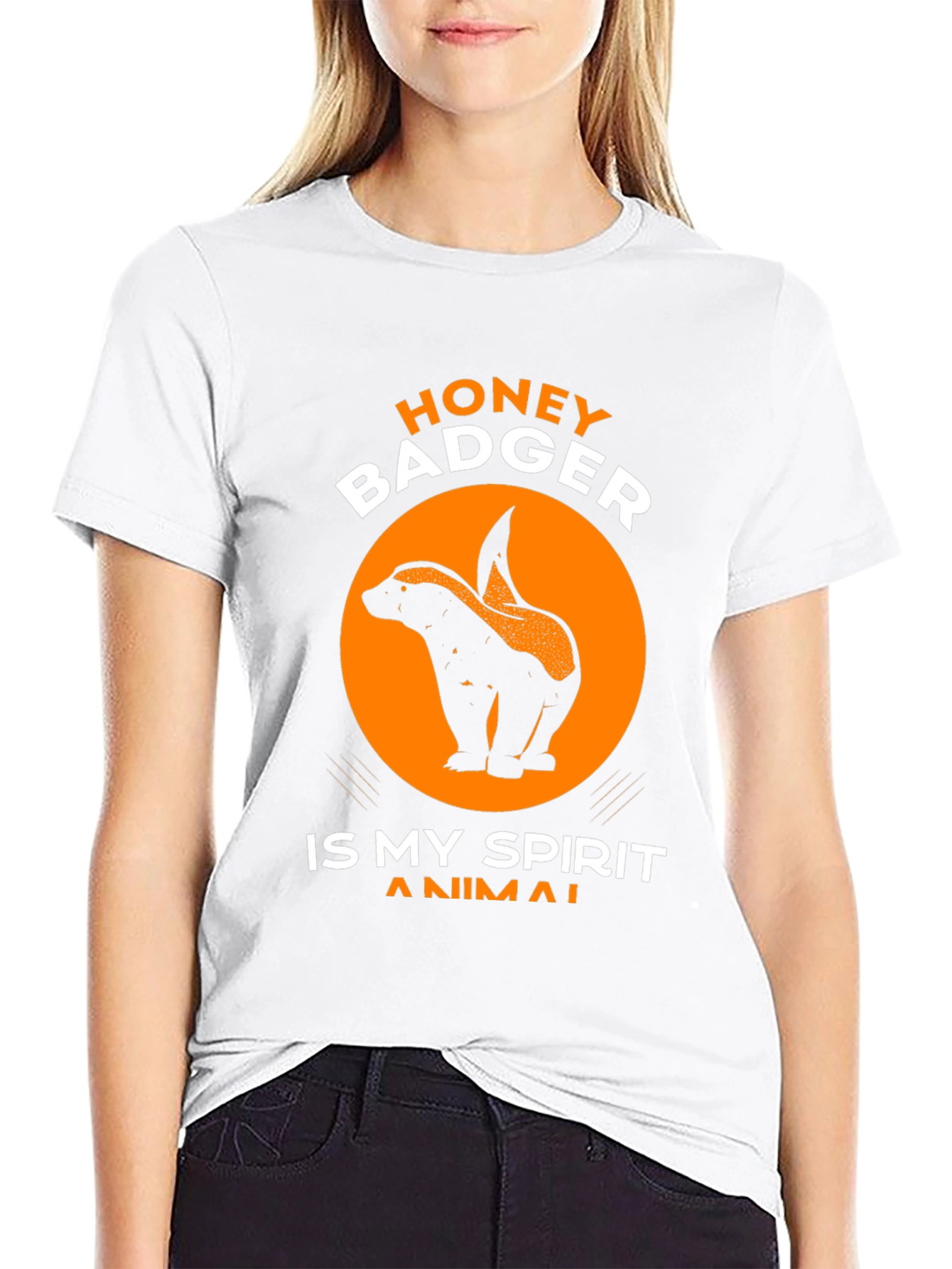 Honey Badger Spirit Animal Graphic Tee
