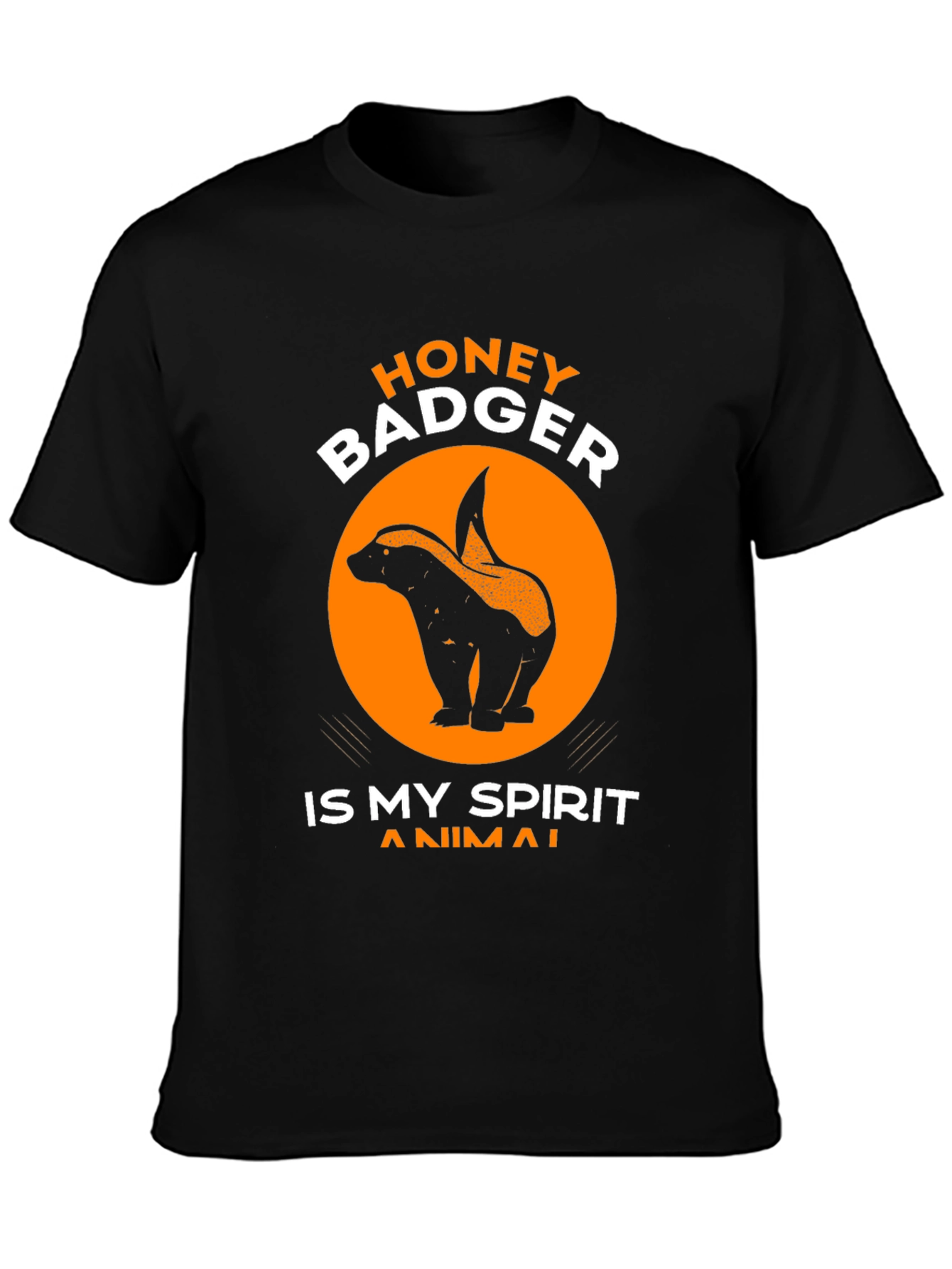 Honey Badger Spirit Animal Graphic Tee