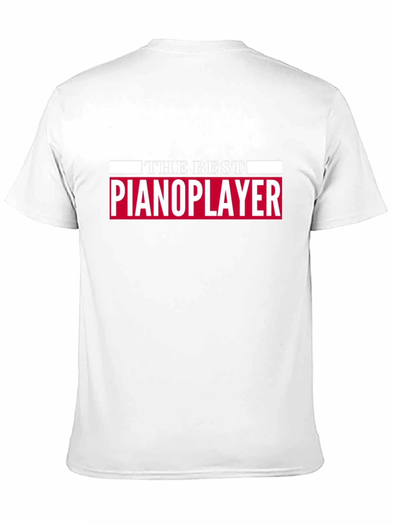 The Best Pianoplayer T-Shirt - Black Tee