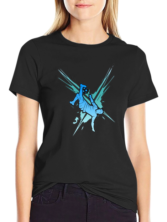 Soccer Kick Graphic Tee - Stylish Mens T-Shirt