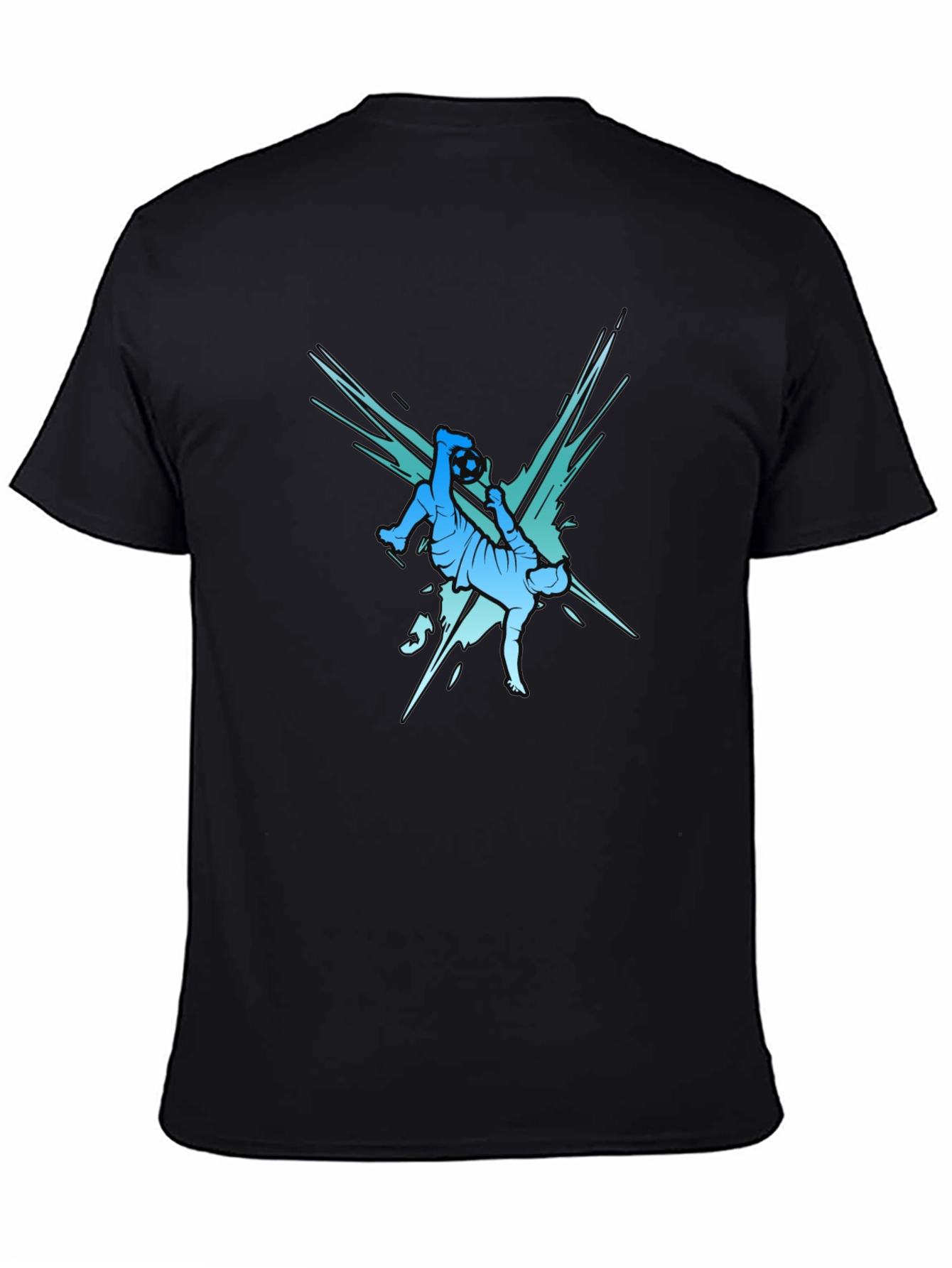Soccer Kick Graphic Tee - Stylish Mens T-Shirt