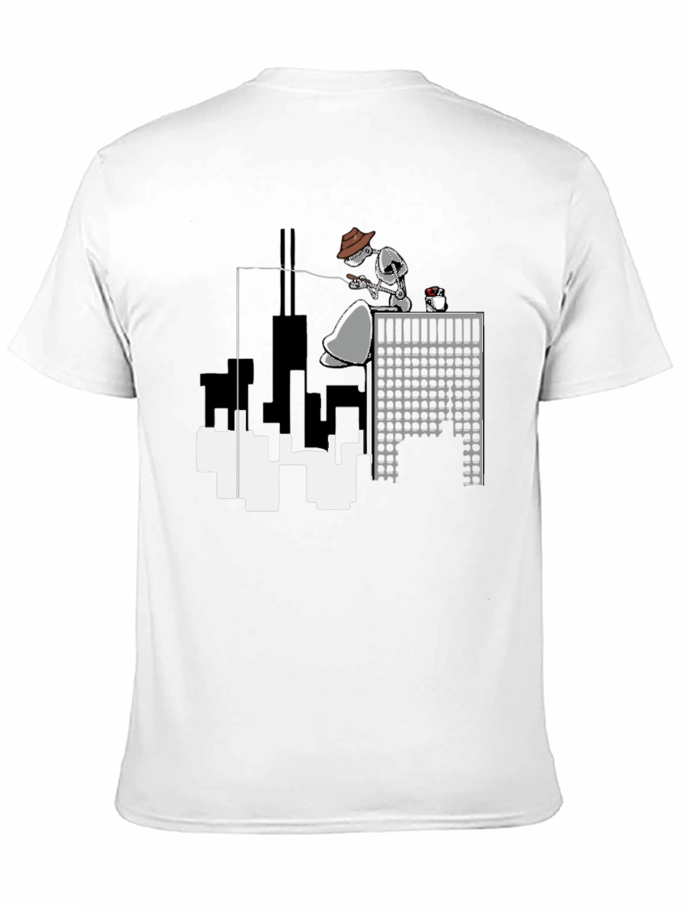 Urban Angler T-Shirt - Black Crew Neck Tee